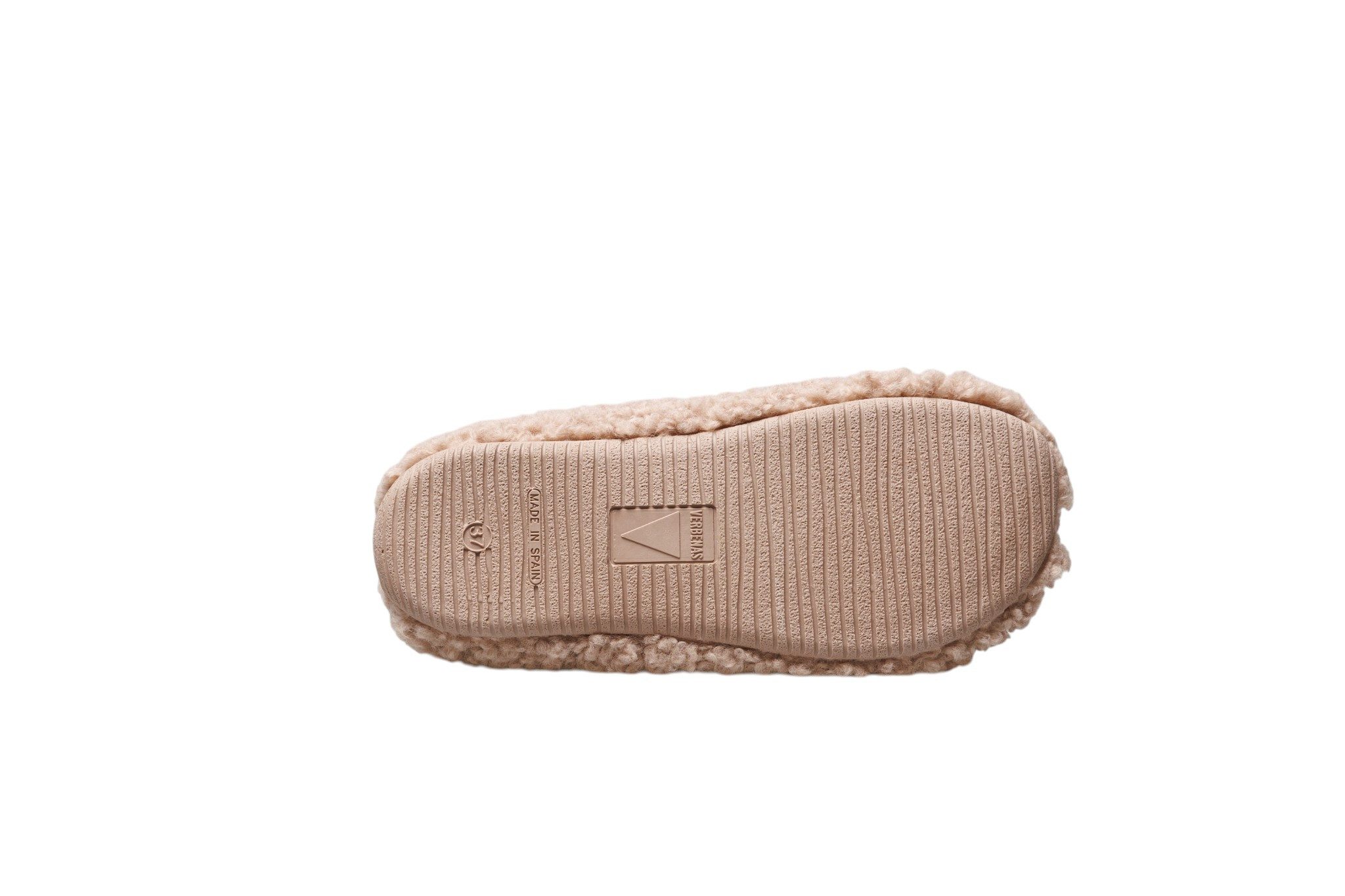 VERBENAS YOI CURLY Hausschuh Hüttenschuh, Homeslipper, Wohlfühlschuh mit Logo-Schriftzug – Bild 3 von 5