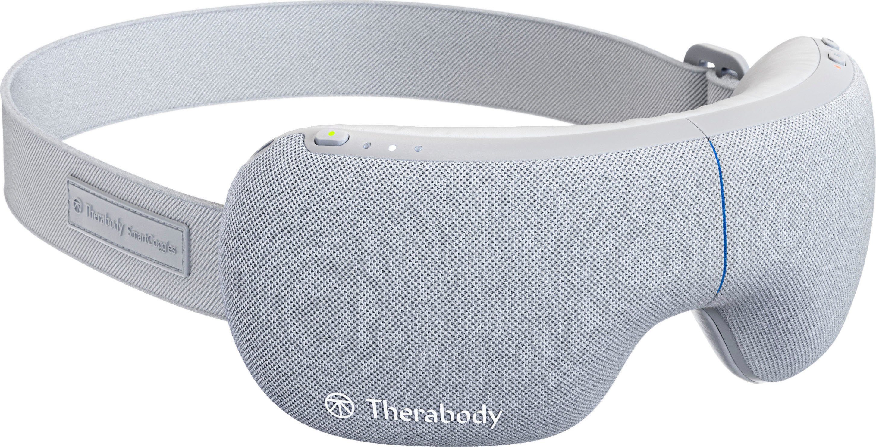 Therabody Massagegerät SmartGoggles Augenmassage, Vibration, Wärme, App-Steuerung, verbessert die Schlafqualität, lindert Kopfschmerzen & Migräne