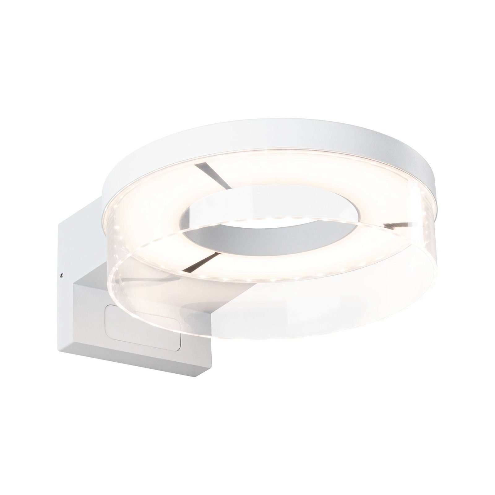 Paulmann LED Außen-Wandleuchte Capea IP44 231mm 3000K 700lm 230V Aluminium, LED fest integriert, Warmweiß, Bewegungsmelder