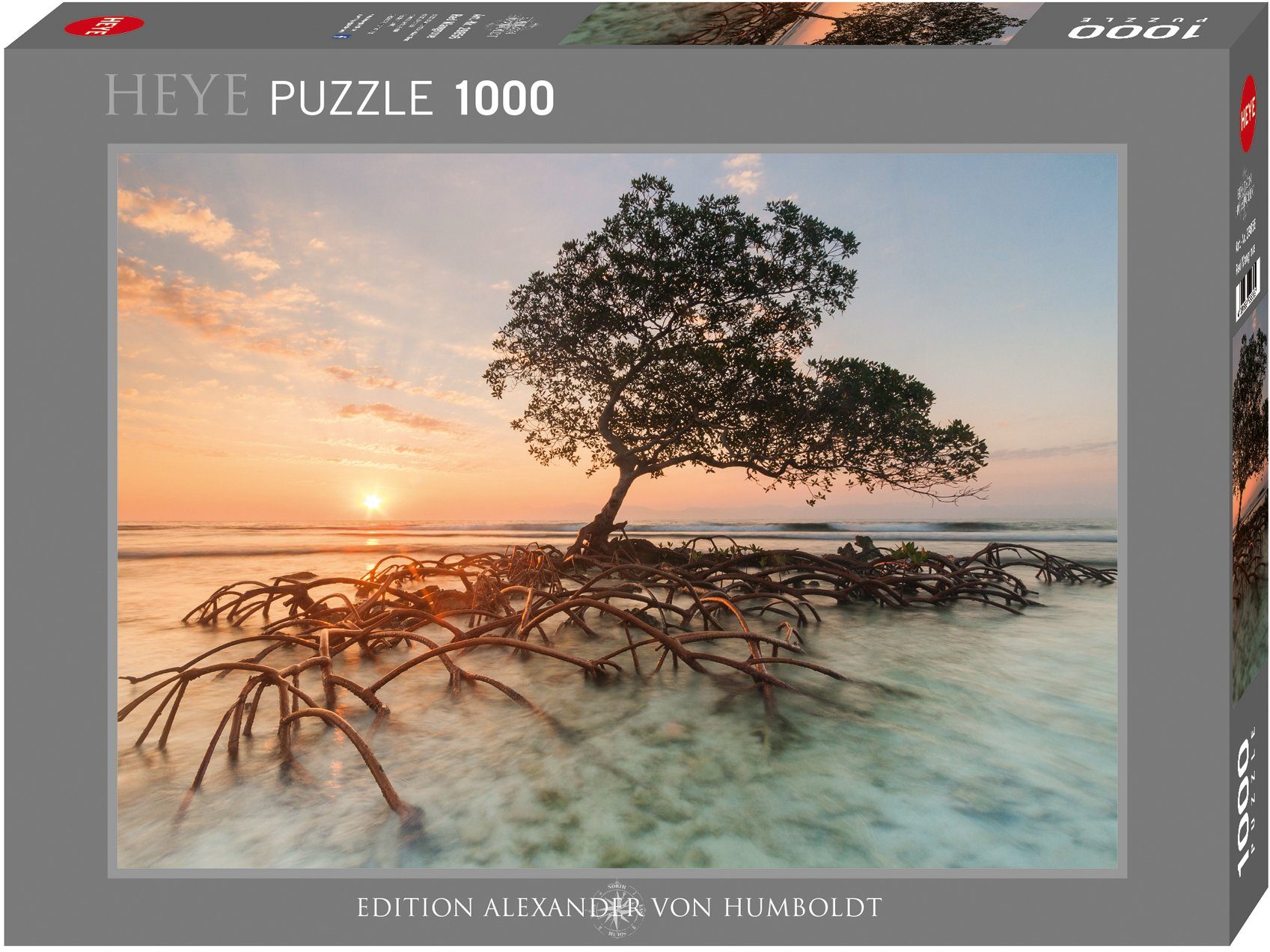 in Germany Red Puzzle Mangrove, HEYE 1000 Made Puzzleteile,