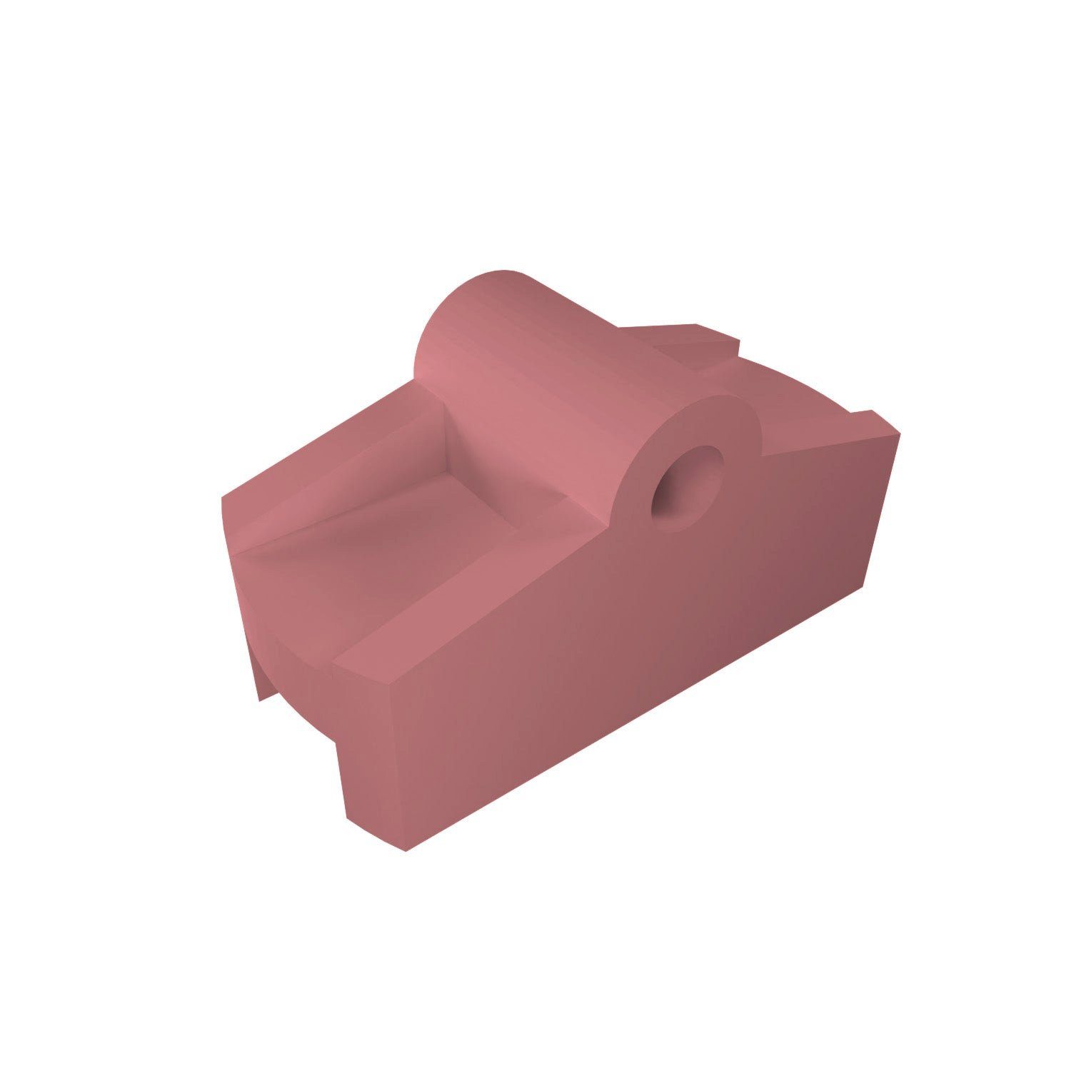 fossi3D Montagezubehör Geschirrspüler Gleitscharnier kompatibel für IKEA Behjälplig Spülmaschine Gleiter Pink