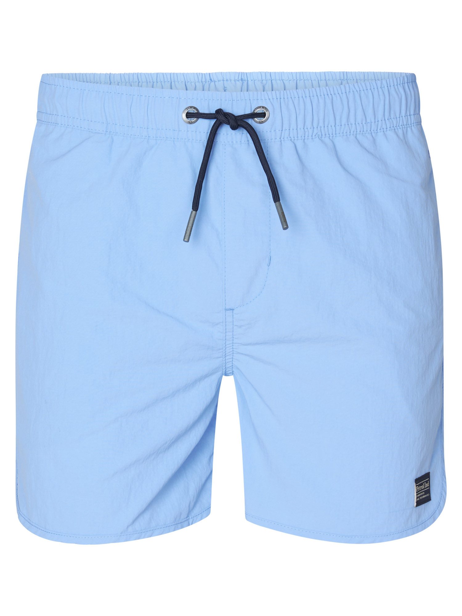 Petrol Industries Badeshorts - Unifarbene Badehose mit Logo günstig online kaufen