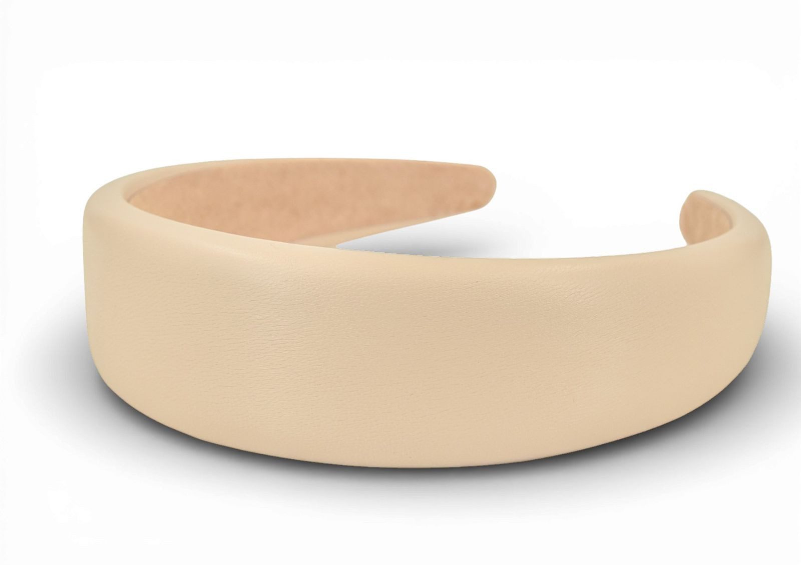 styleBREAKER Haarband, 1-tlg., Haarreif Kunstleder Optik Breit