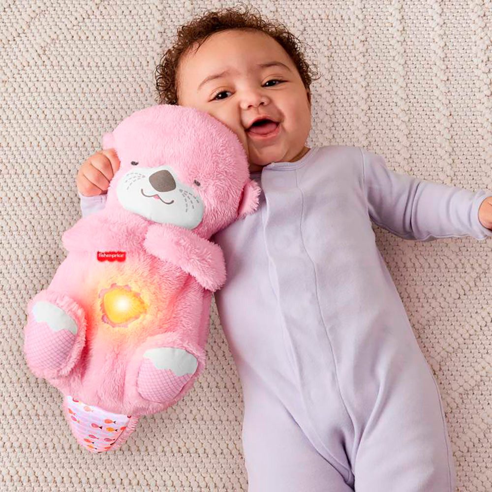 Fisher-Price® Plüschfigur Schlummer-Otter, Einschlafhilfe, mit sanftem Licht