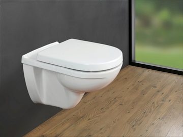 WENKO WC-Sitz Exclusive Nr. 3 (1-St), aus Duroplast, mit Absenkautomatik