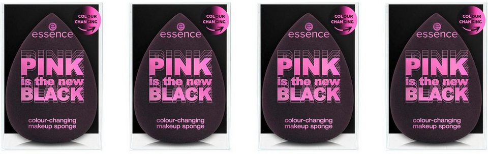 Essence Make-up Schwamm PINK is the new BLACK colour-changing makeup sponge,  Colour-changing