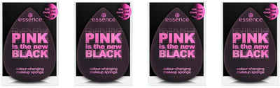 Essence Make-up Schwamm PINK is the new BLACK colour-changing makeup sponge, 4er-Set, Colour-changing