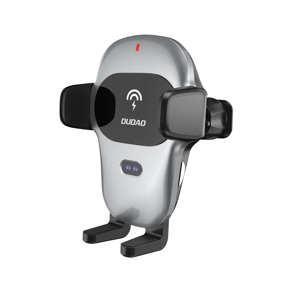 Dudao Handy-Halterung Lüftungshalterung Induktionsladestation Autohalter, (Spar-Set, 1-tlg., 13 x 8 x 11 cm stabil, Automatikklemme, 15 W Qi-Laden, Lüftungsmontage)