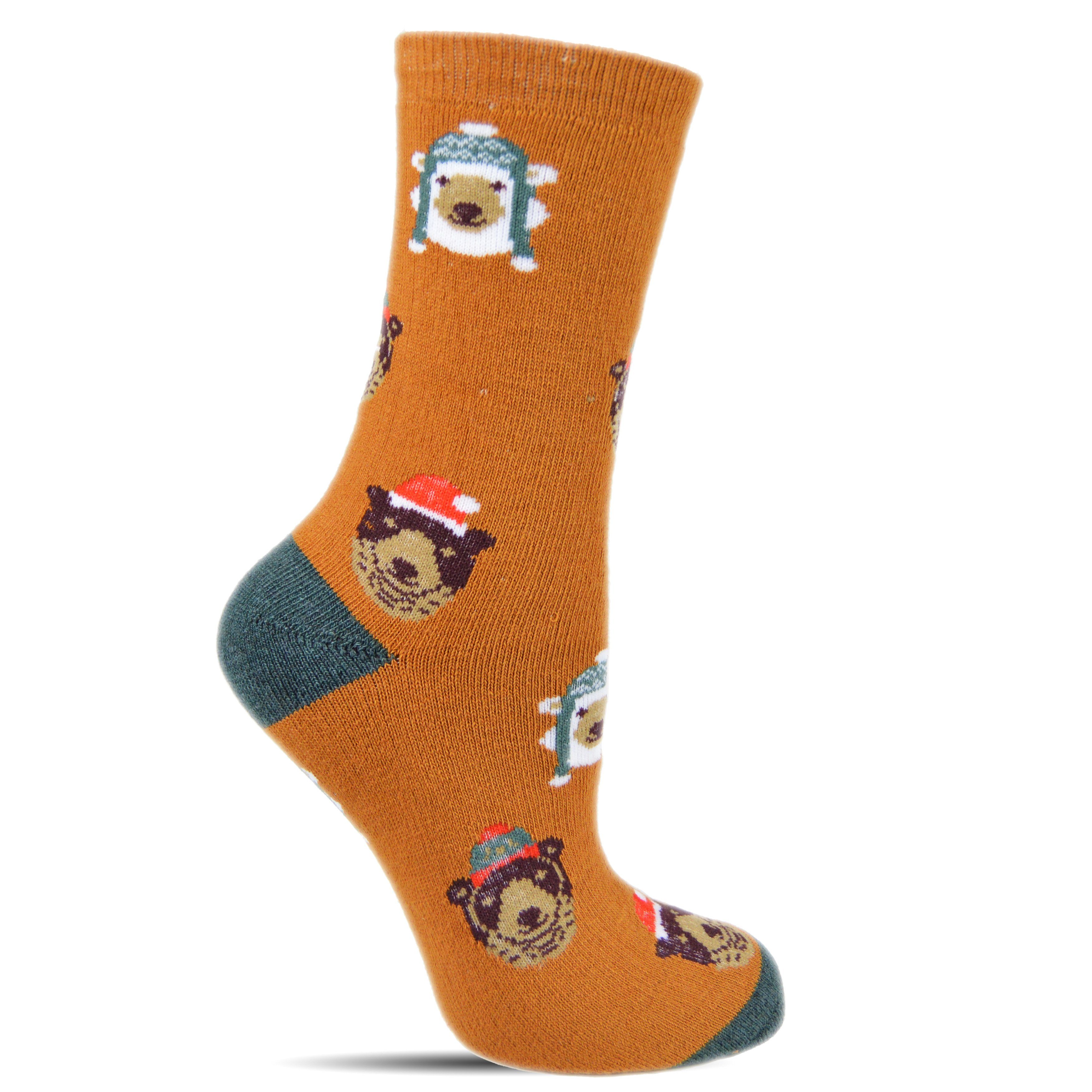 Frostfighter Thermosocken warme Wintersocken für Damen (6-Paar) Vollfrottee Innenfutter, dicke, weiche gefütterte Socken