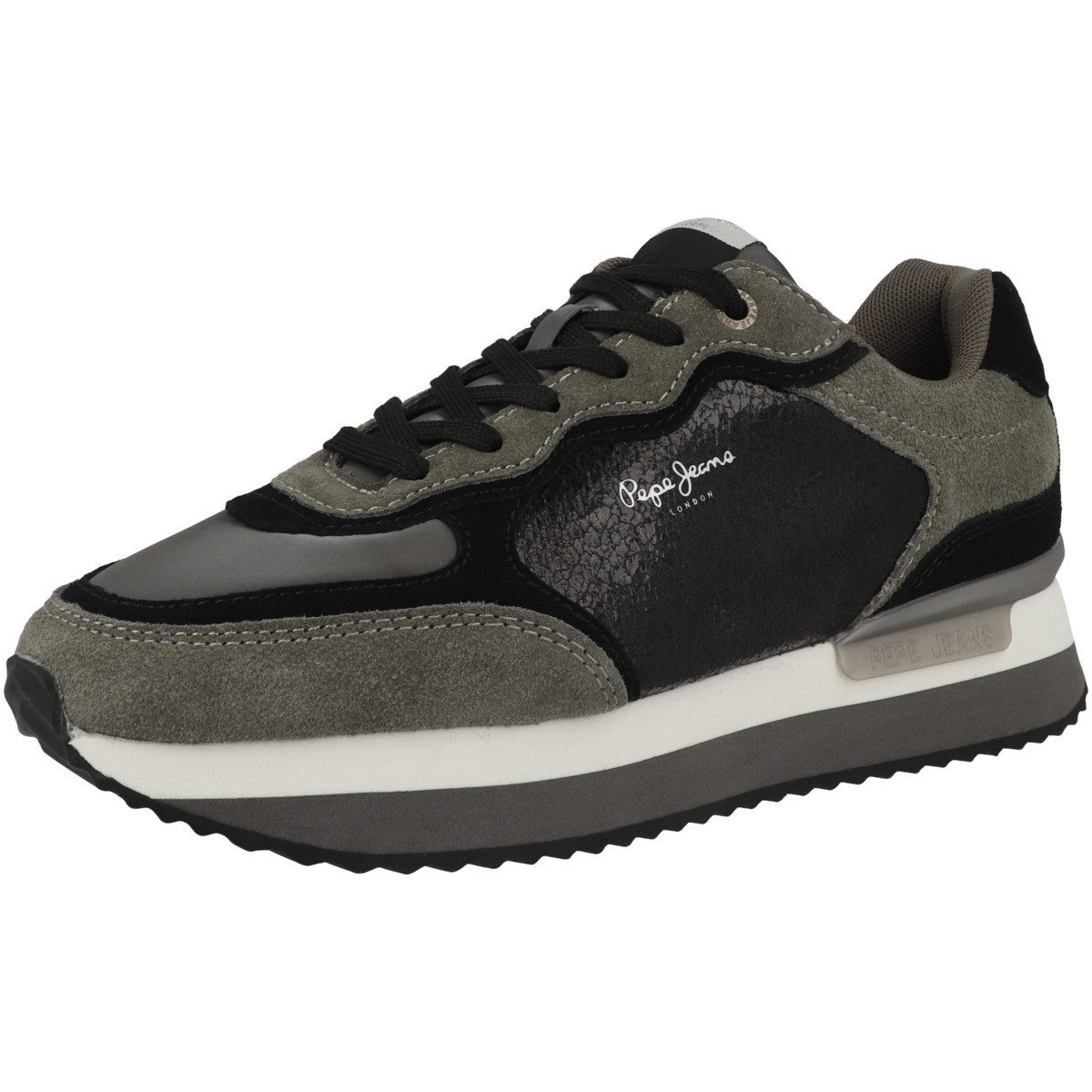 Pepe Jeans Rusper Stars Damen Sneaker Turnschuhe, Sportschuhe, Freizeitschuhe, Halbschuhe, Schnürschuhe