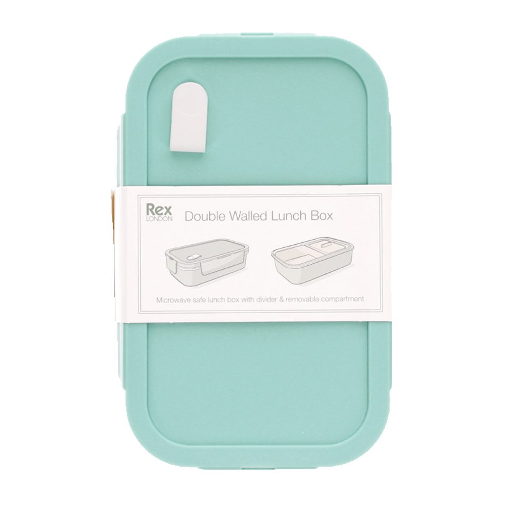 Rex London Lunchbox Doppelwandige Lunchbox mit Trennwand Vesperdose Brotdose