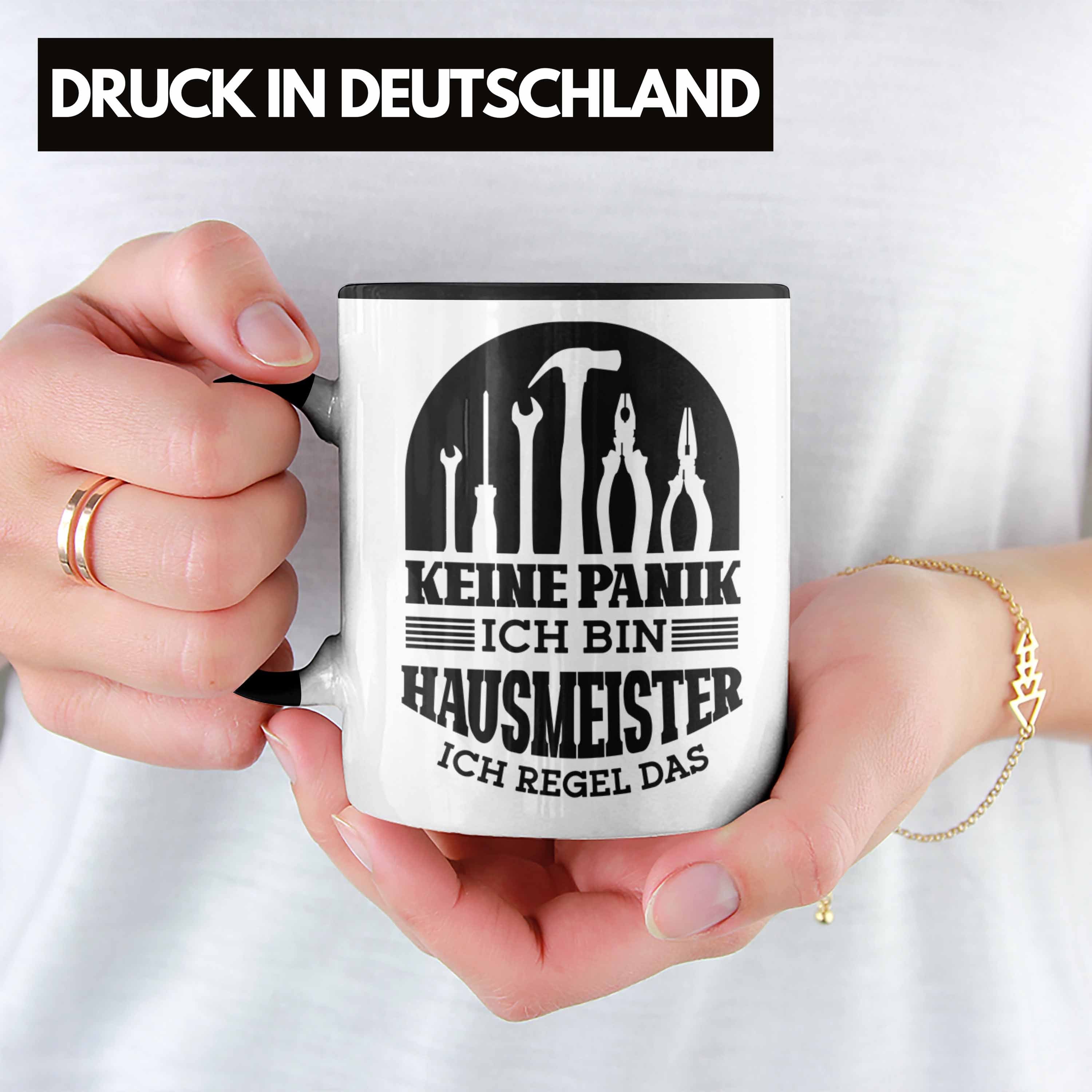 Trendation Tasse Hausmeister Tasse Geschenk Lustiger Spruch Geschenkidee für Hausmeiste – Bild 2 von 5