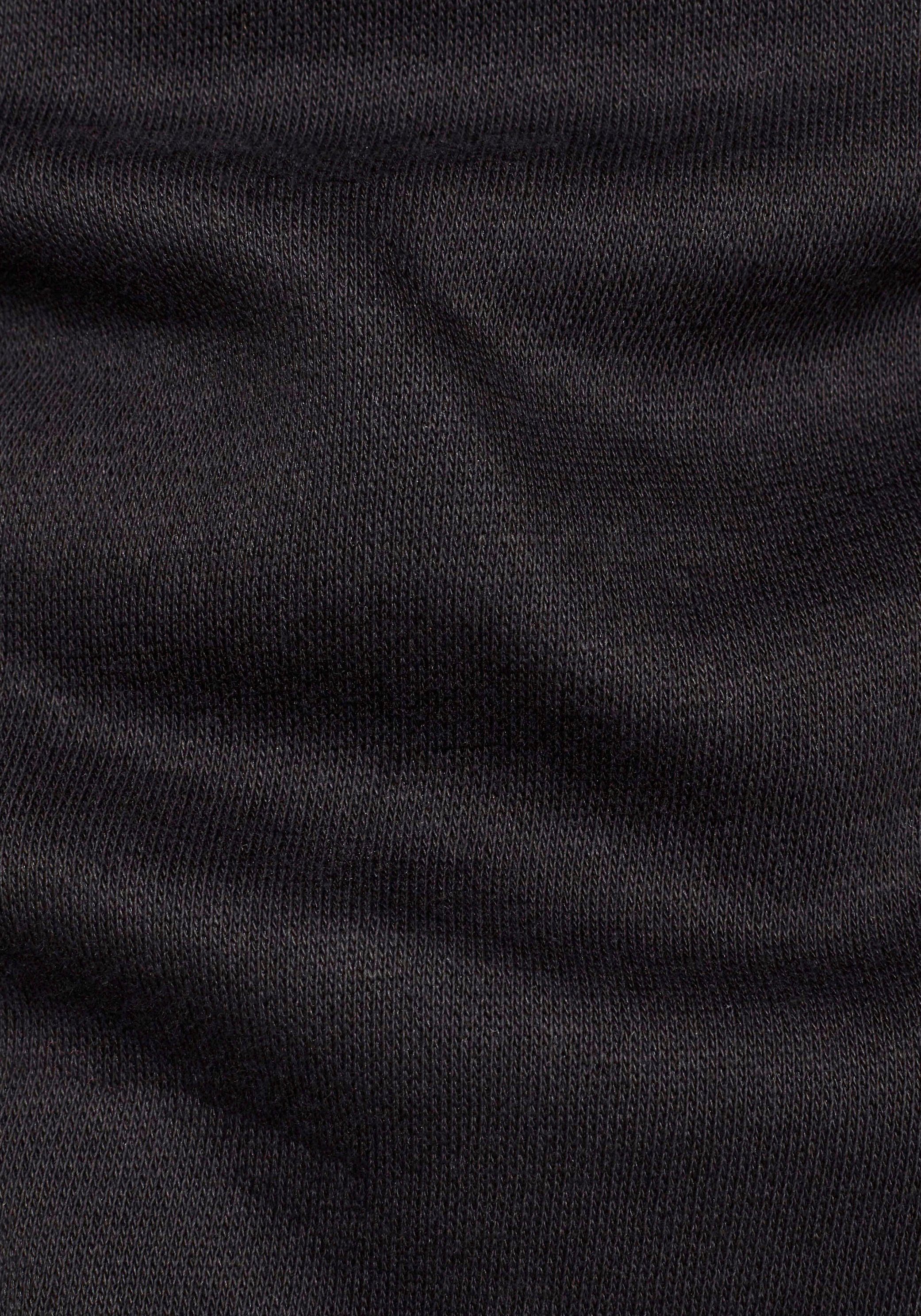 Premium Basic Kapuzensweatjacke G-Star Hooded Sweater dk. black RAW Zip