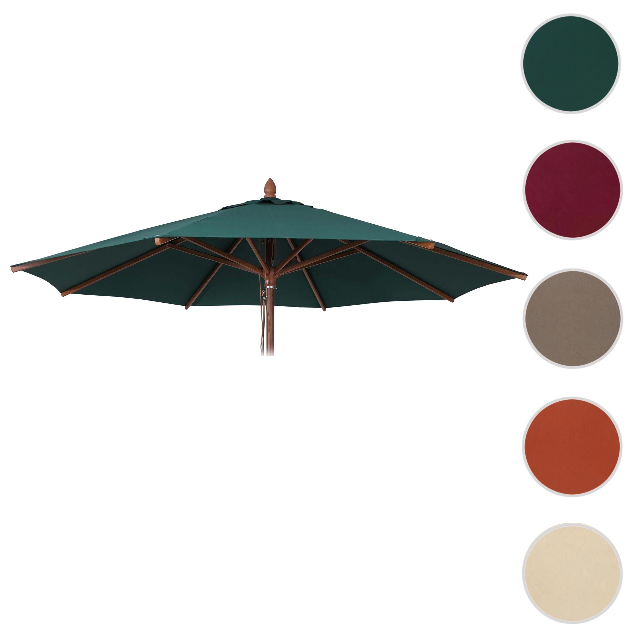 MCW Ersatzschirmbespannung MCW-C57b-3-r, 300x300 cm, Ø 300 cm, Wasser- und schmutzabweisender Stoff