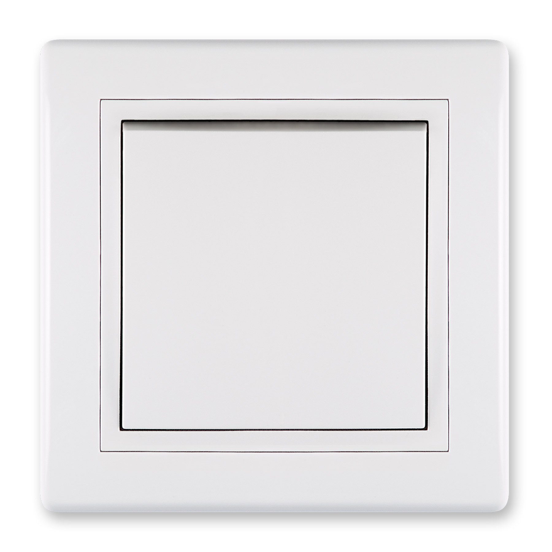Aling Conel Lichtschalter Prestige Line Unterputz-Schalter ohne Glimmlampe Weiß (Packung)