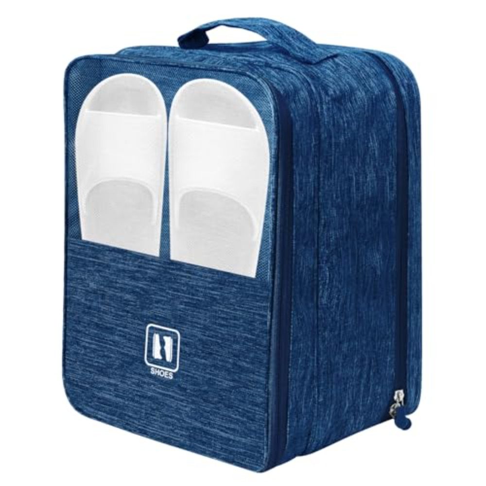 Blusmart Kofferorganizer Schuhtasche Reise 3 Fächer (Wasserdichter, Tragbare, Organizer Speicher Schuh Tasche), Für Reisen, Camping, Outdoor-Sport, Fitness