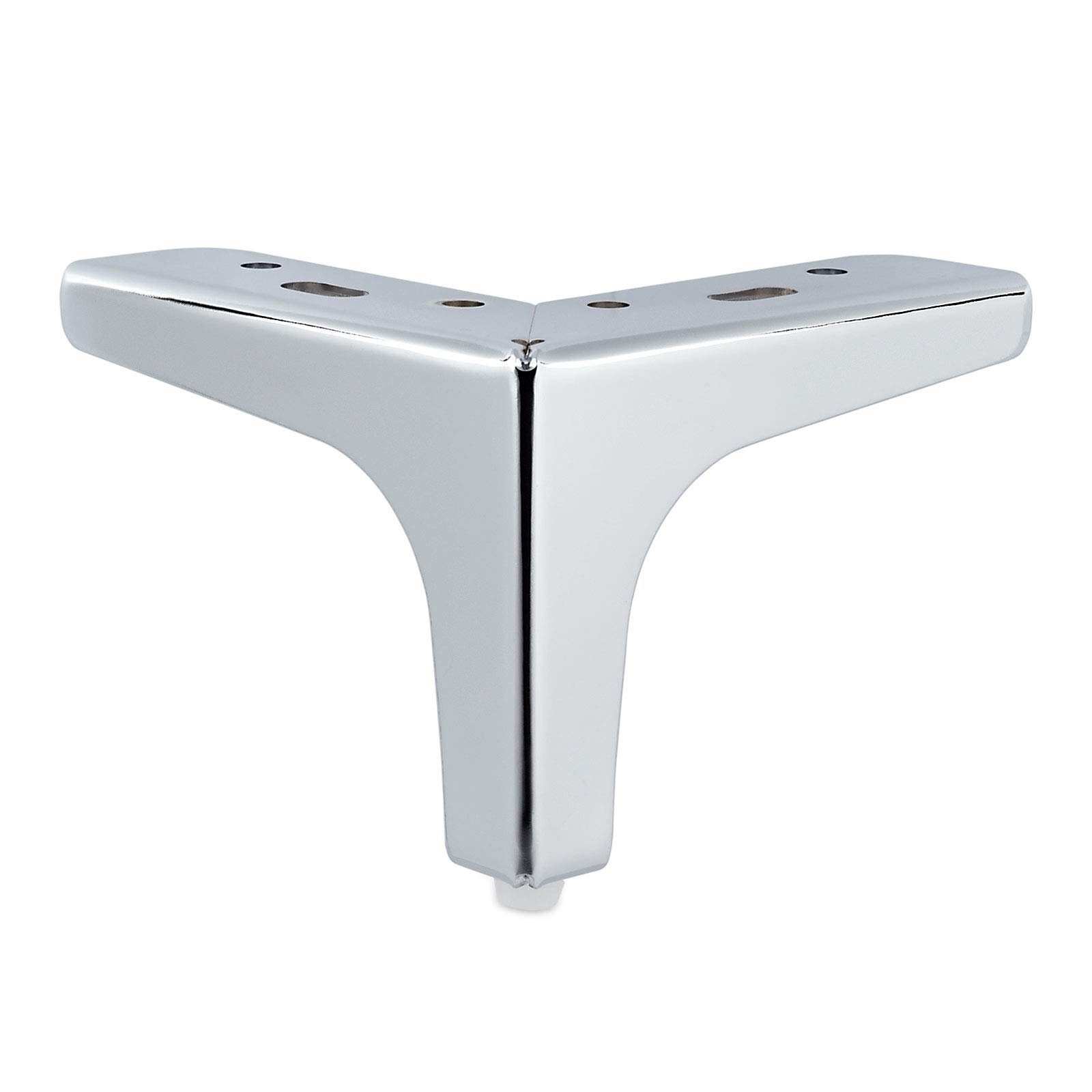 SO-TECH® Möbelfuß VICTOR Höhe 100 mm chrom poliert Schrankfuss Sofafuss, (1-St), 1 Stück Höhe 100 mm chrom poliert