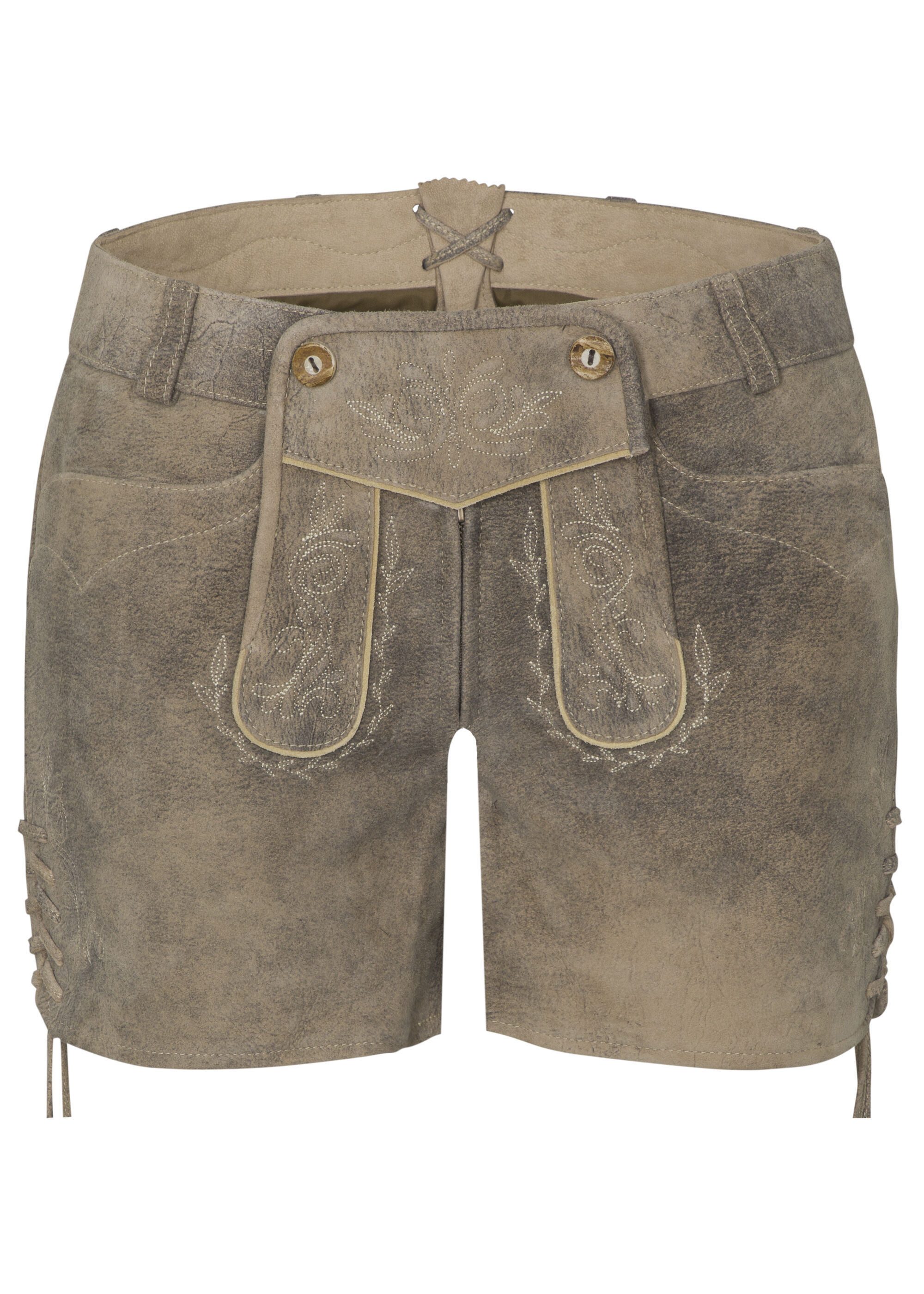 Spieth & Wensky Shorts Barbie mit Stickereien