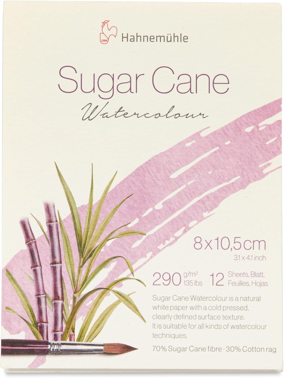 Hahnemühle Aquarellpapier Sugar Cane 8x10,5cm