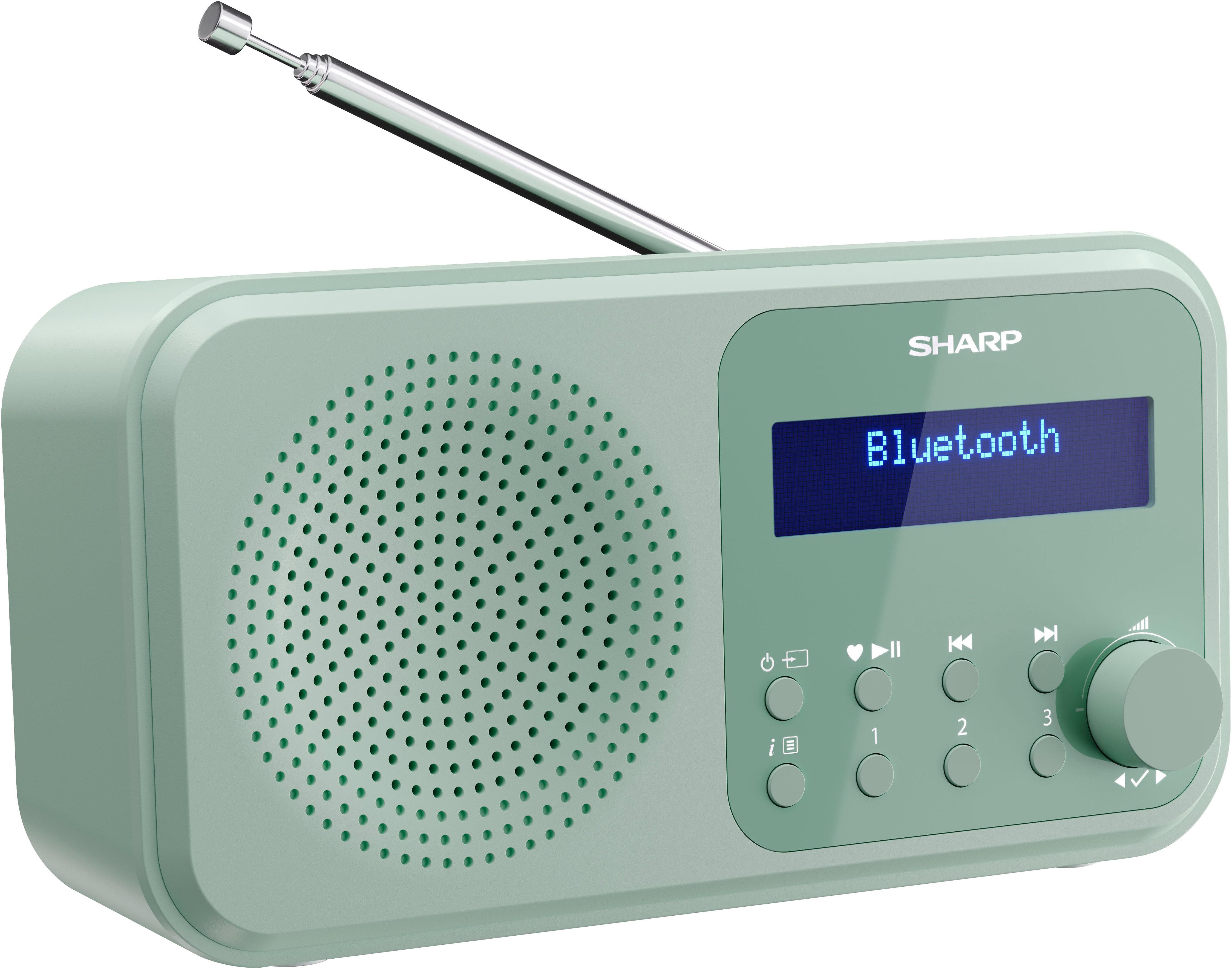 Sharp TOKYO DR-P420 Digitalradio (DAB) (Digitalradio (DAB), FM-Tuner mit RDS, 2 W)