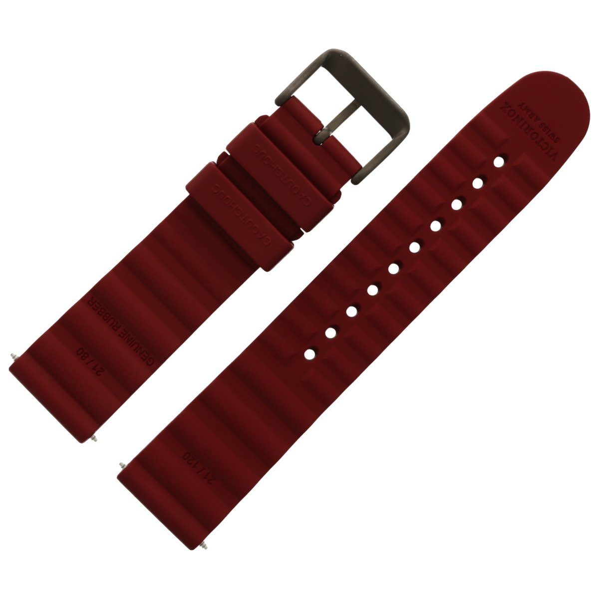 Victorinox Uhrenarmband 22mm Kunststoff Rot 005164.1