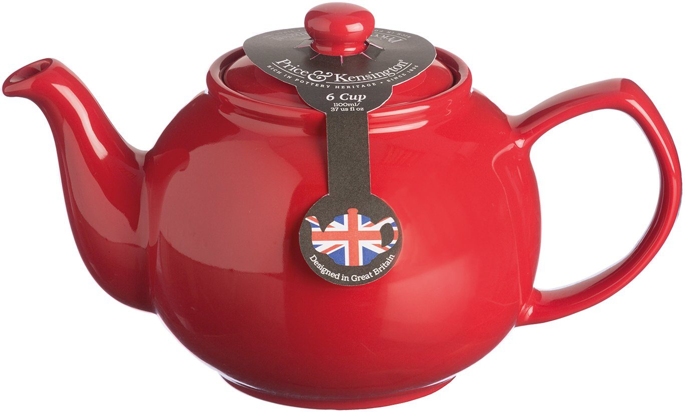 PRICE & KENSINGTON® Teekanne Betty, 1,1 l, Steingut, matt, 6 Tassen