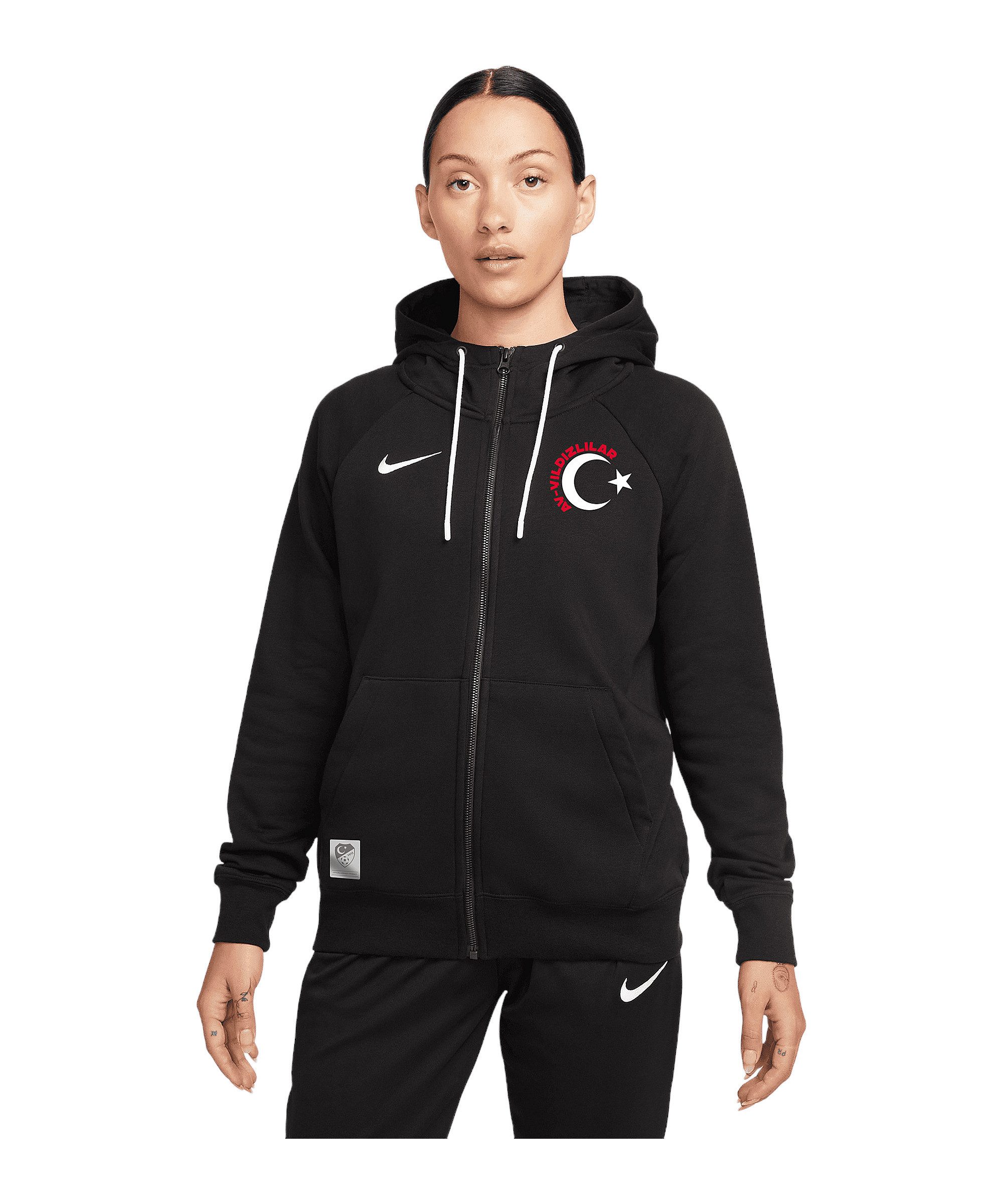 Nike Sweatjacke Nike Performance TFF Kapuzenjacke Damen Baumwolle