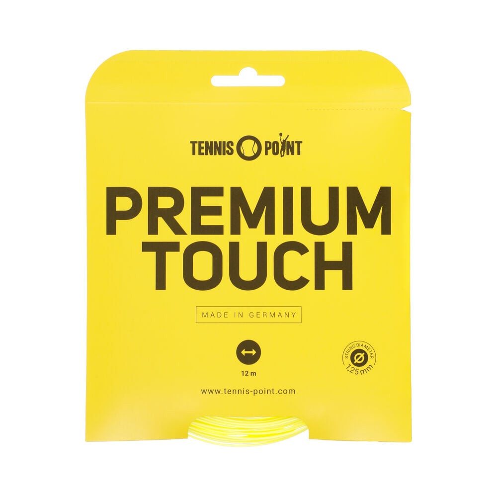 Tennissaite Premium Touch 12m neonyellow