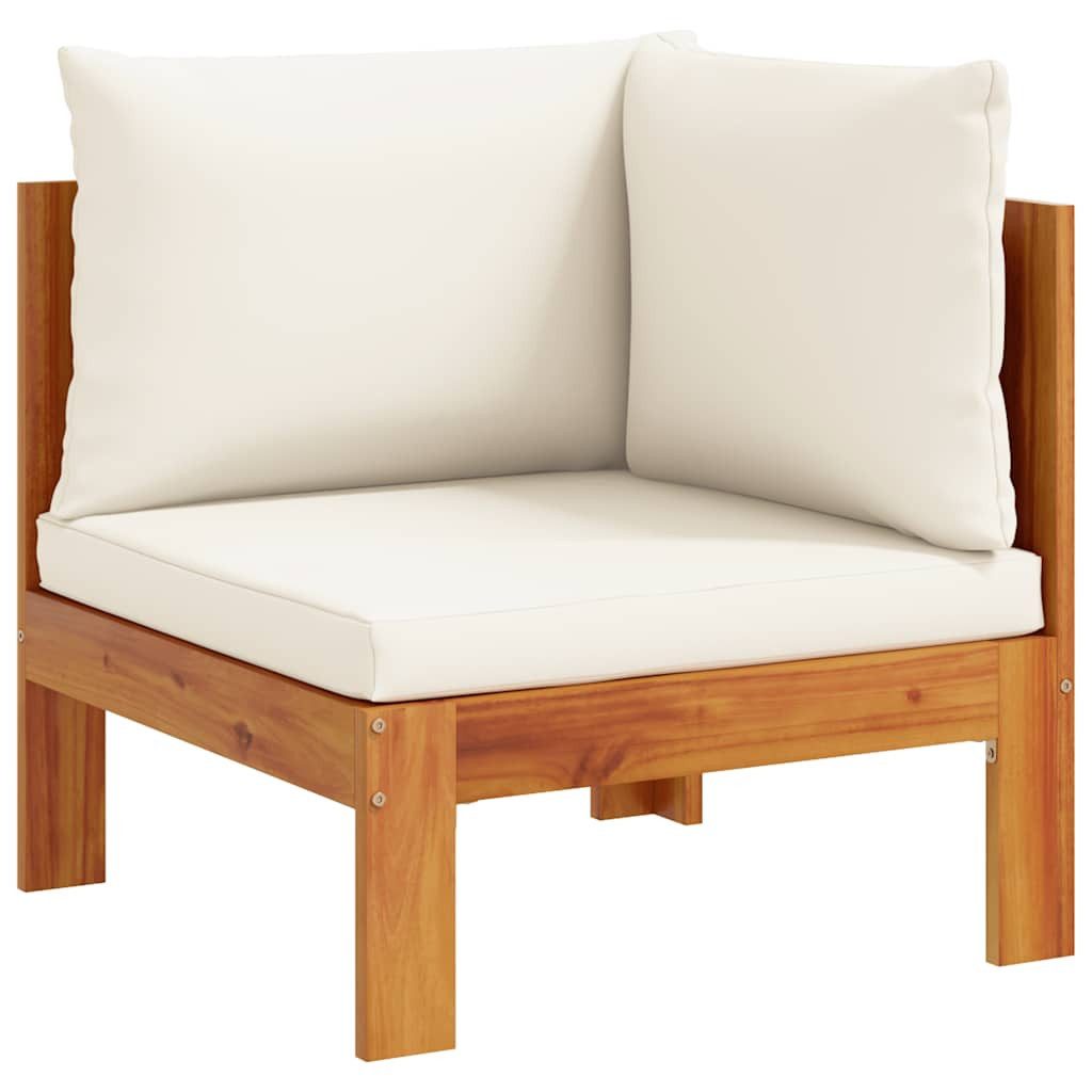 vidaXL Sofaelement Garten-Ecksofa mit Kissen Massivholz günstig online kaufen