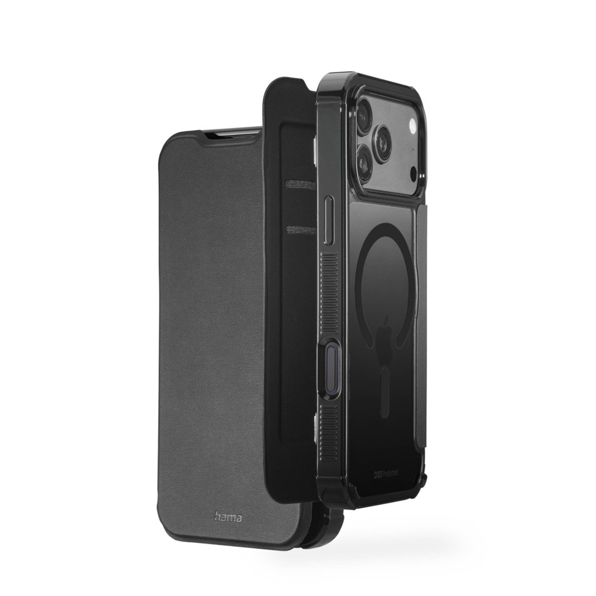 Hama Handytasche Extreme Protect für iPhone 17/18 Pro Max, Schwarz (1-tlg)
