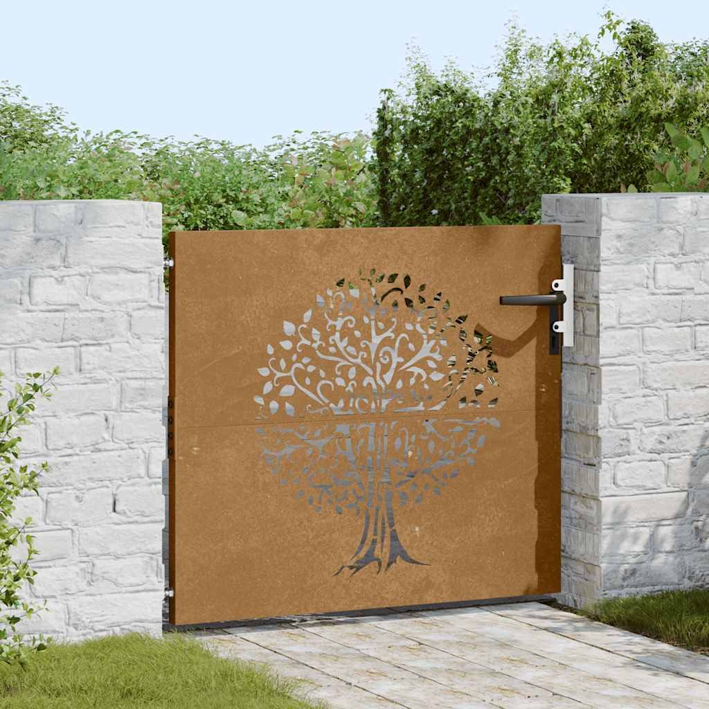 vidaXL Gartentor Gartentor 85x100 cm Cortenstahl günstig online kaufen