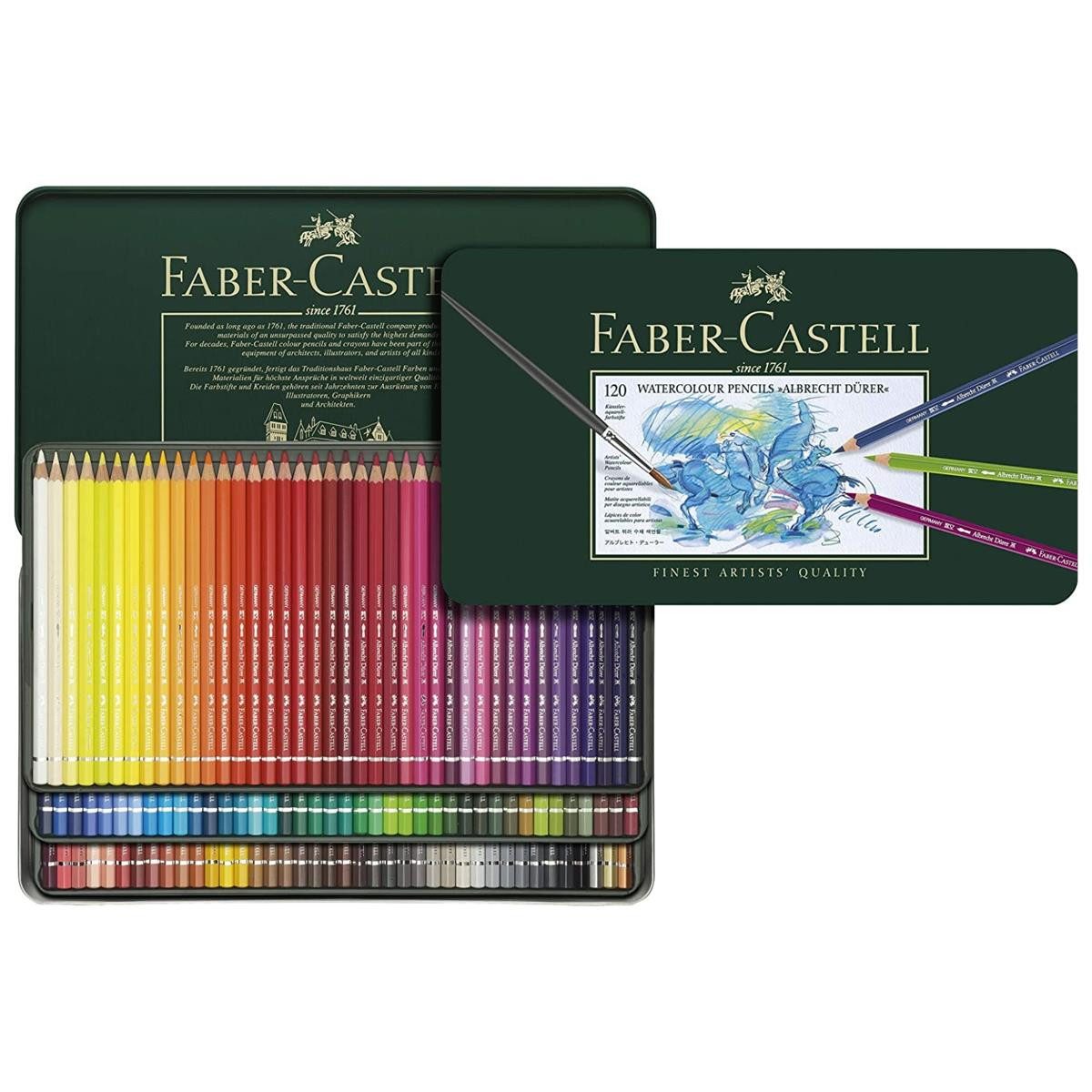 Faber-Castell Aquarellstifte Faber-Castell Albrecht Dürer Aquarellstift - 120er Metalletui