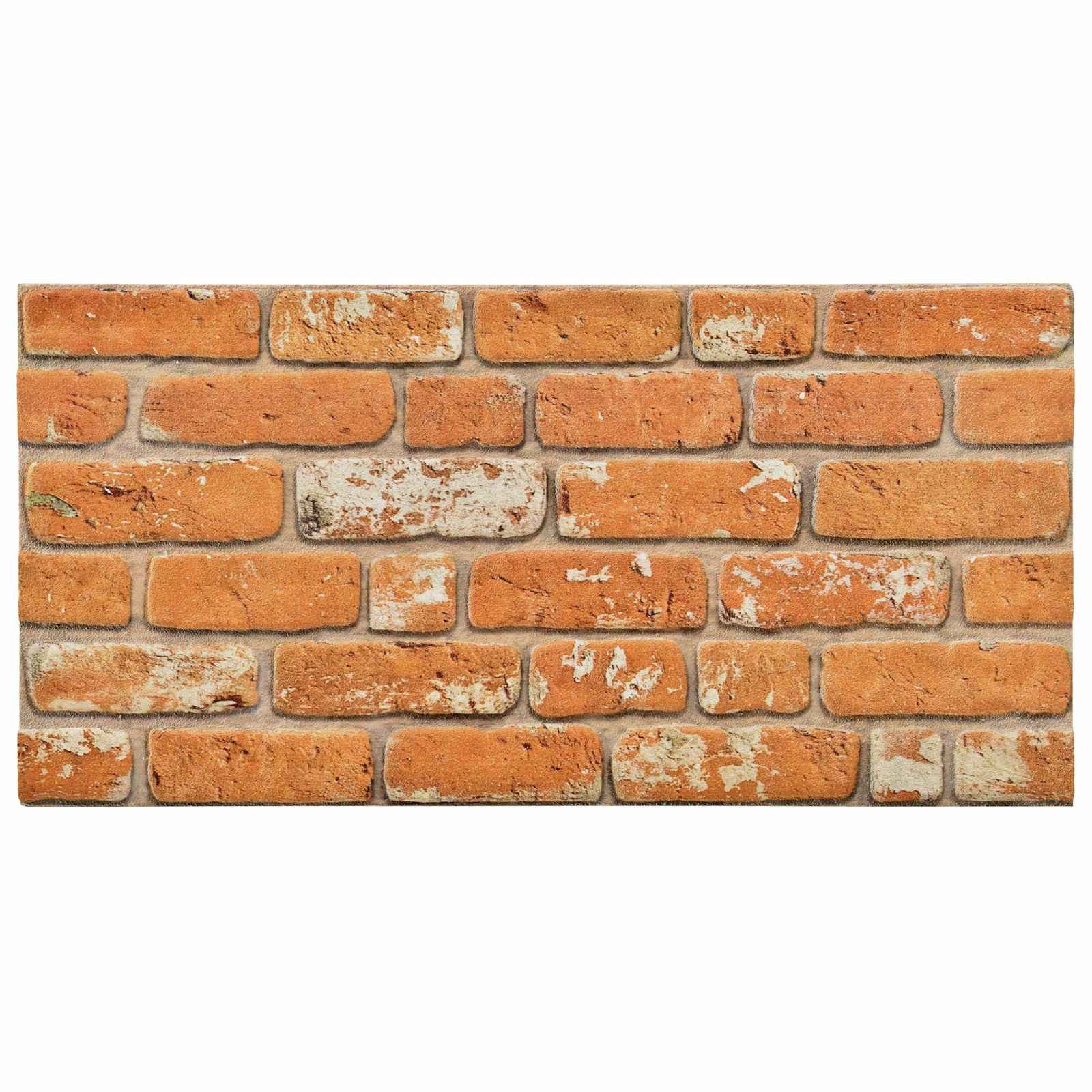 vidaXL Wandpaneel Wandpaneele 10 pcs Ziegel 100 x 50 cm EPS-Schaum, (10-tlg)
