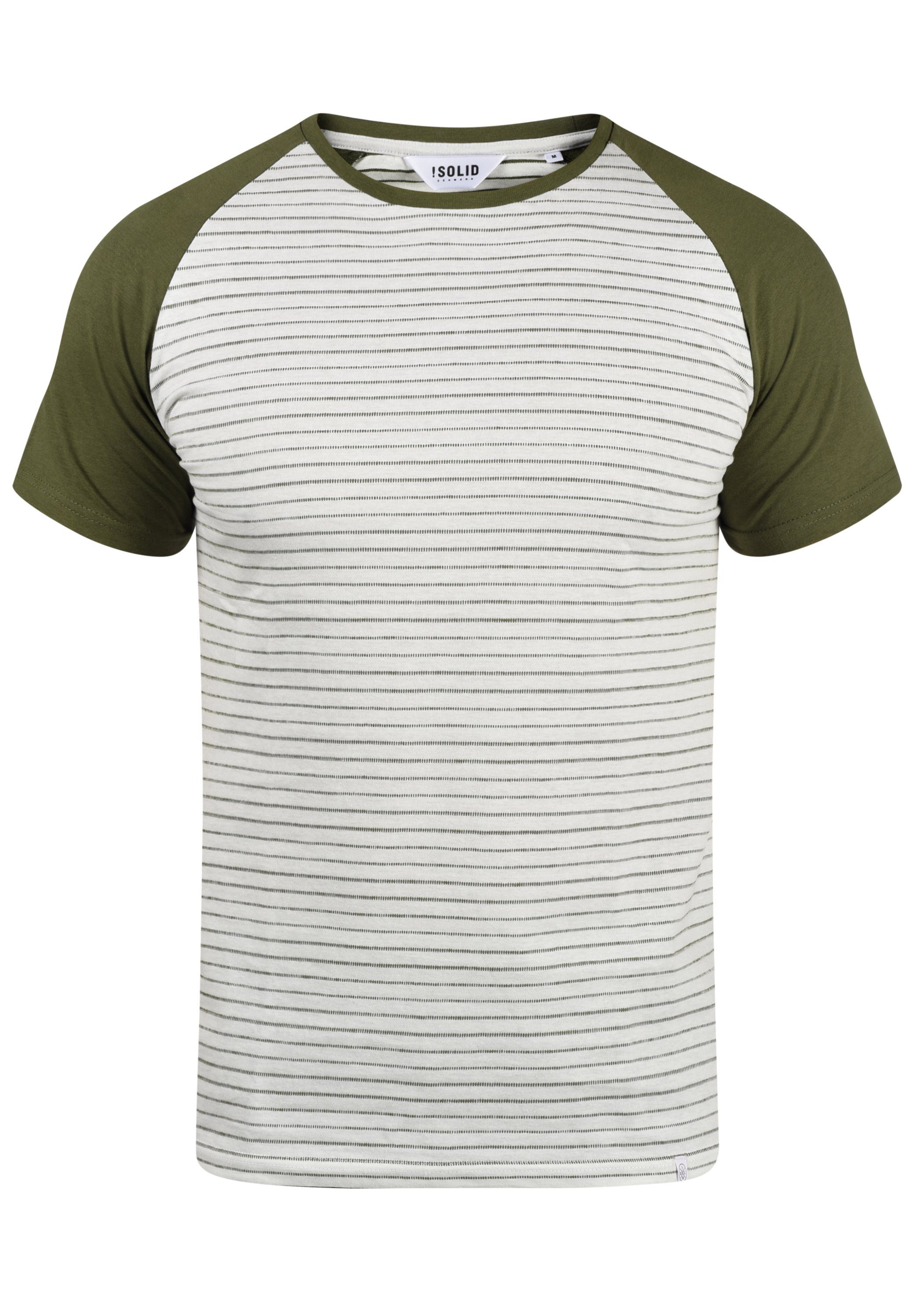 !Solid Rundhalsshirt SDSten T-Shirt Dusty Oliv (3784)