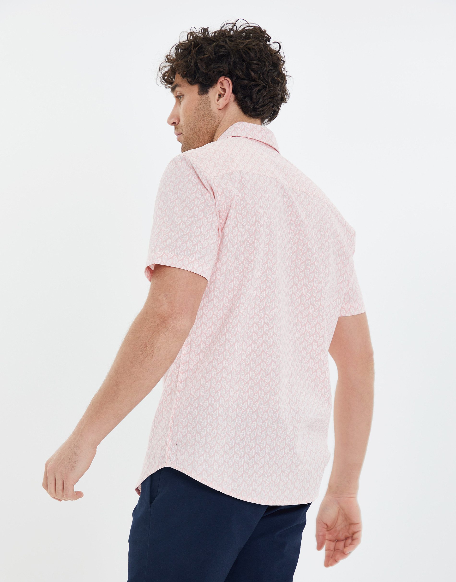Threadbare Kurzarmhemd THB Shirt S/Slv Peony (1-tlg) im klassischen Design