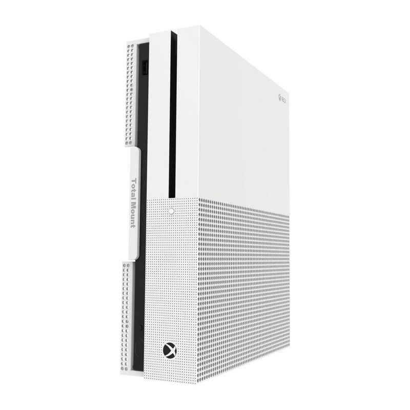 Innovelis TotalMount Mounting Frame, Möbel / Wand Halterung, Weiß Konsolen-Halterung, (Microsoft Xbox One S / One S Digital Edition)