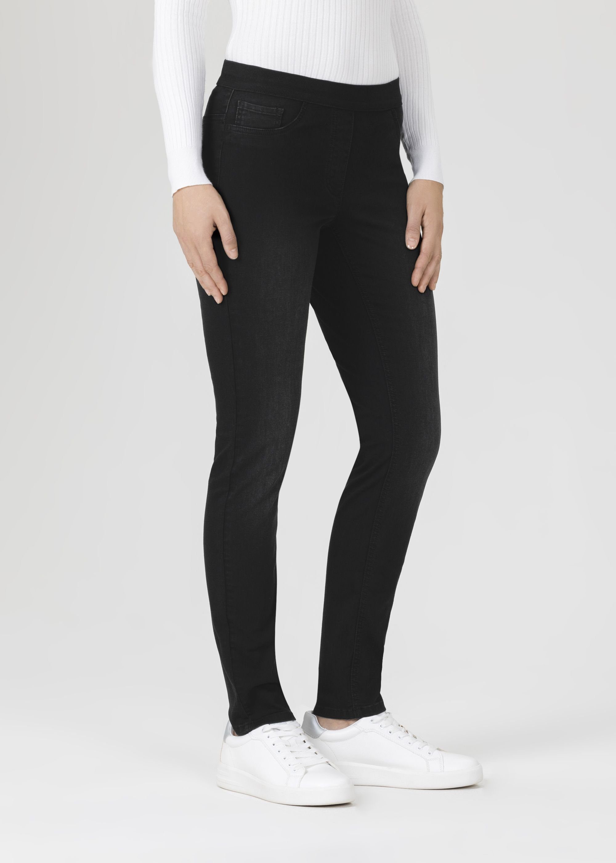 Stehmann Slim-fit-Jeans Sissi Slim Fit black sun (using)