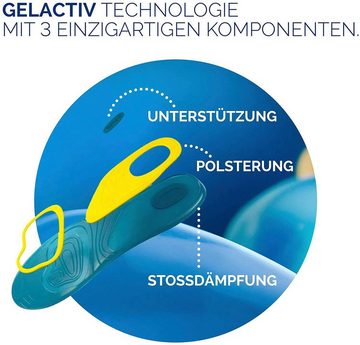 Scholl Einlegesohlen GelActiv Everyday Frauen, Für Freizeitschuhe - Verbesserter Komfort durch doppelte Polsterung