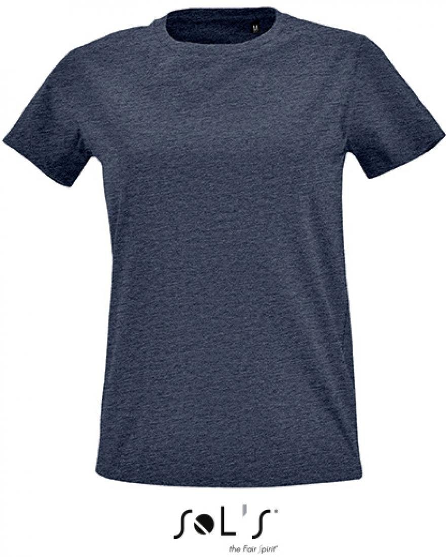 SOLS Rundhalsshirt Damen Round Neck Fitted T-Shirt Imperial