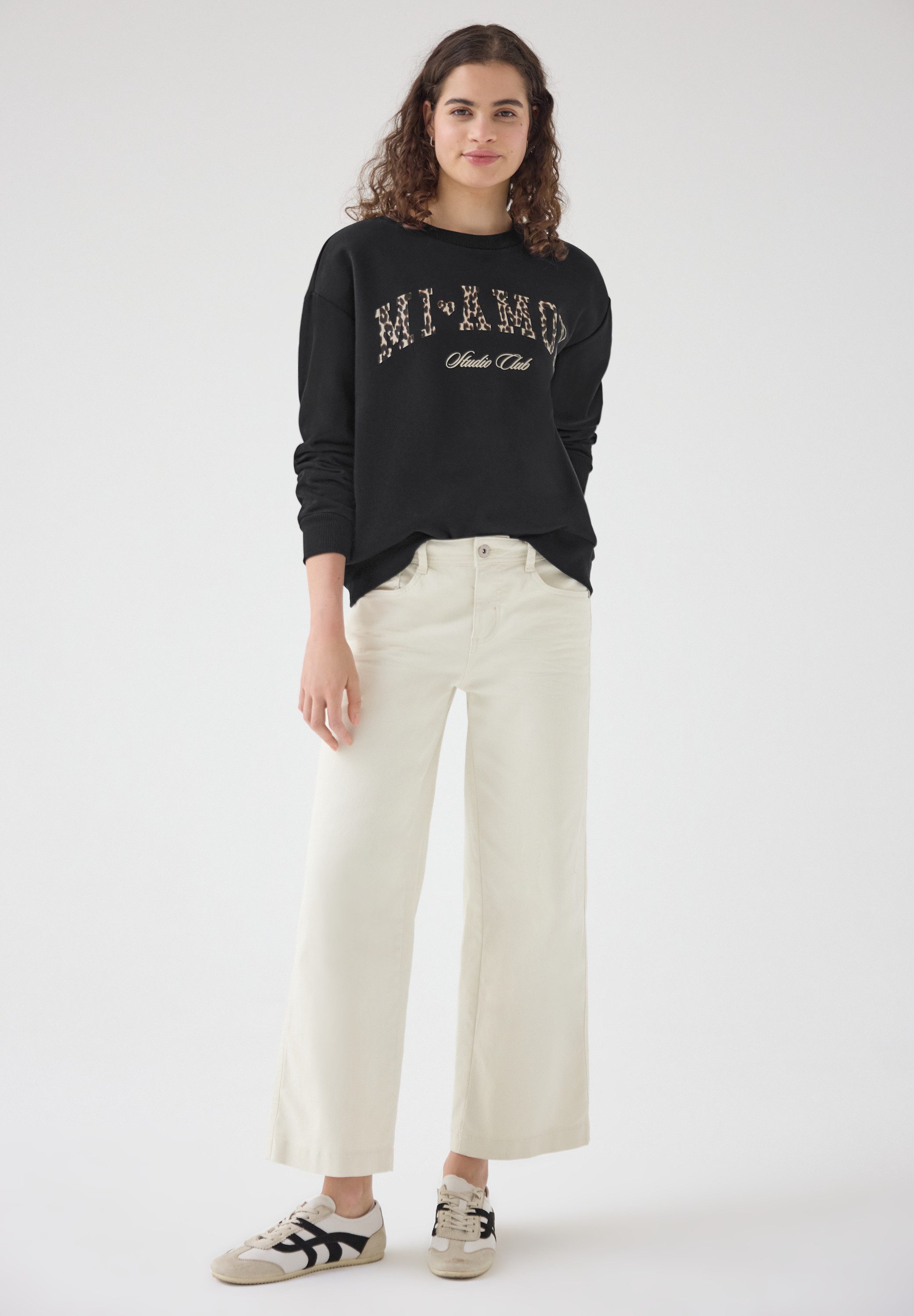 STREET ONE STUDIO Sweatshirt mit Wording