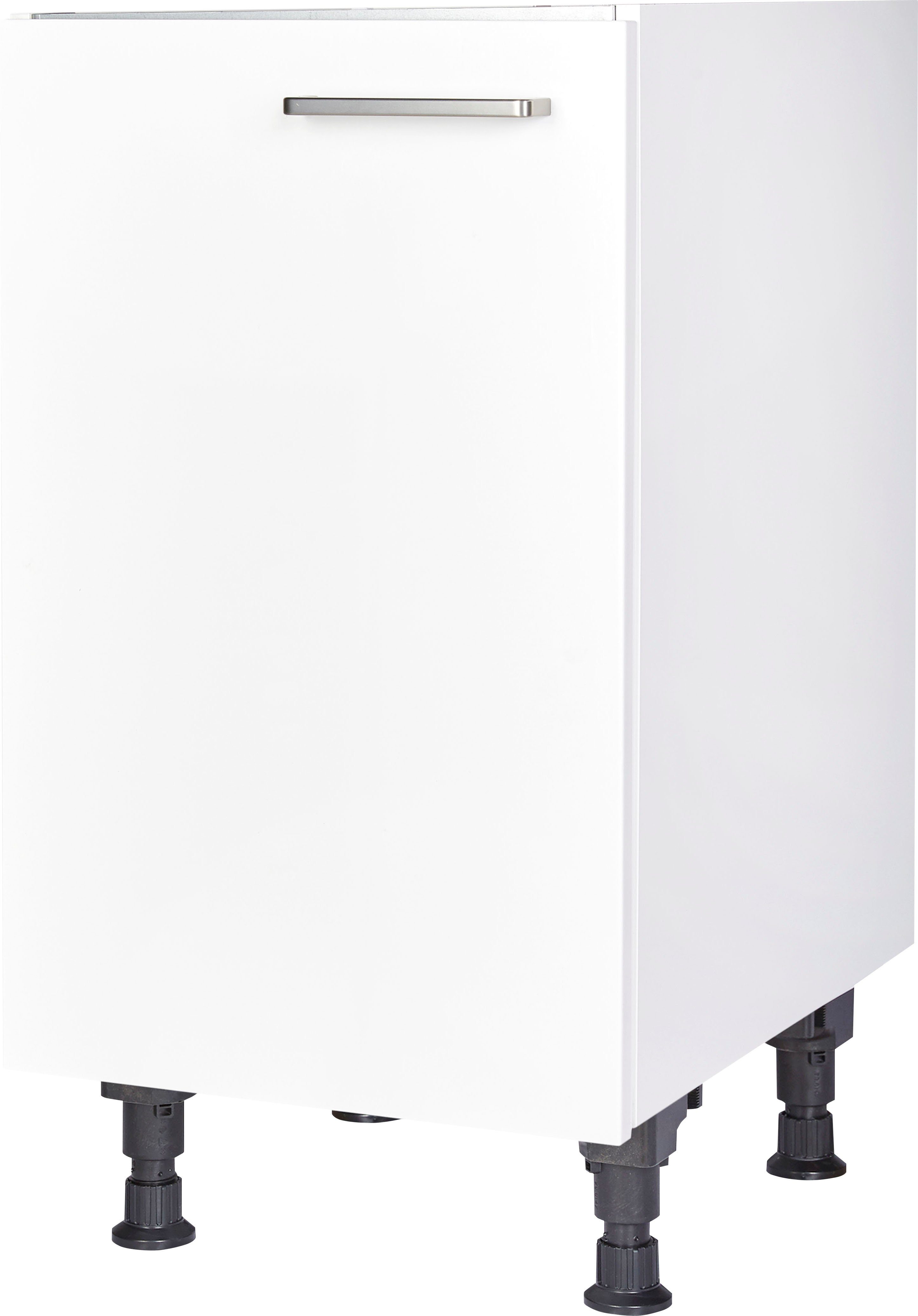 nobilia® Spülenschrank "Touch", Ausrichtung wählbar, vormontiert, in den Breiten 45 und 60 cm, mit höhenverstellbaren Sockelfüßen