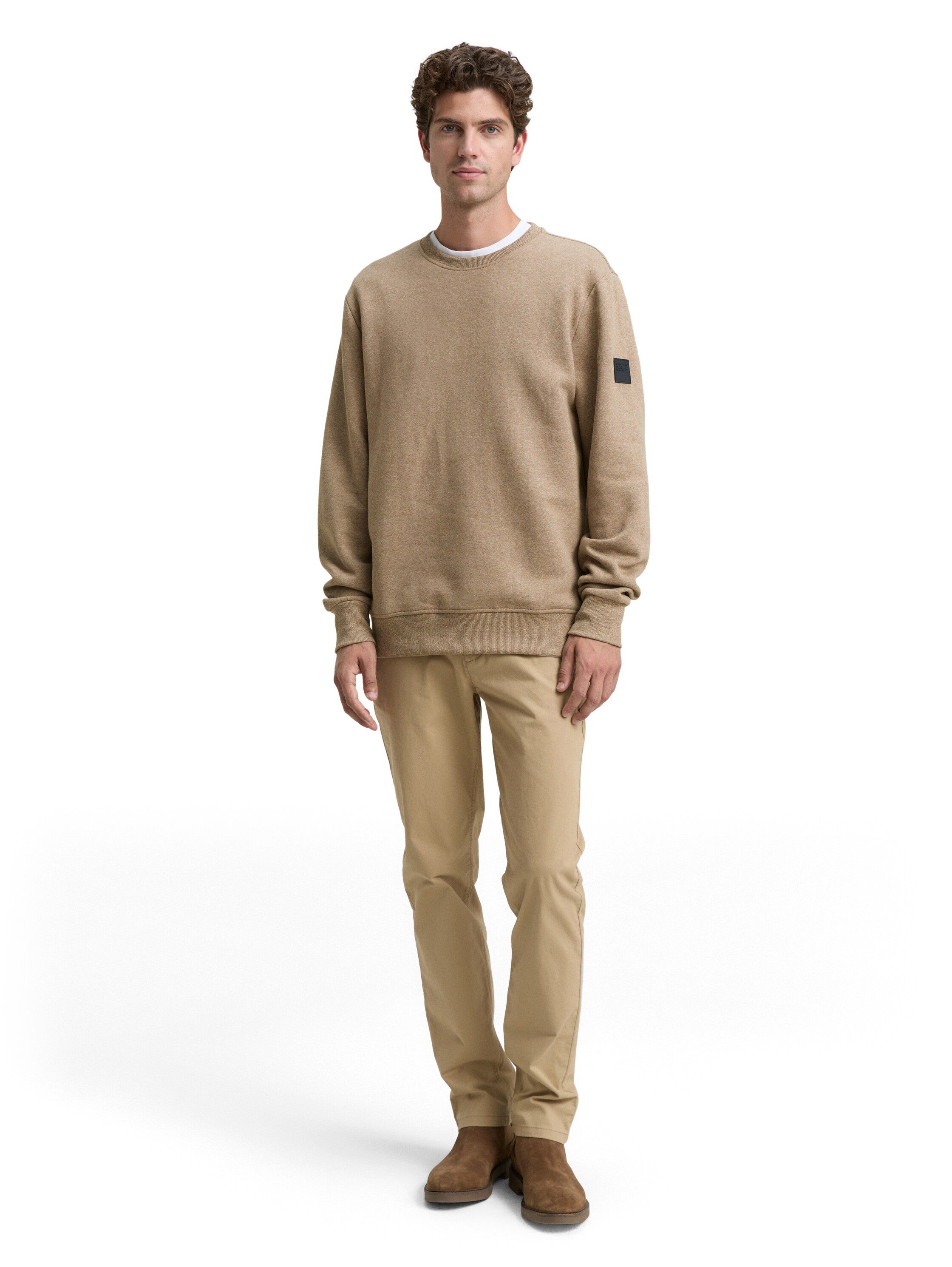TOM TAILOR Sweatshirt mit Logo Stickerei am Arm