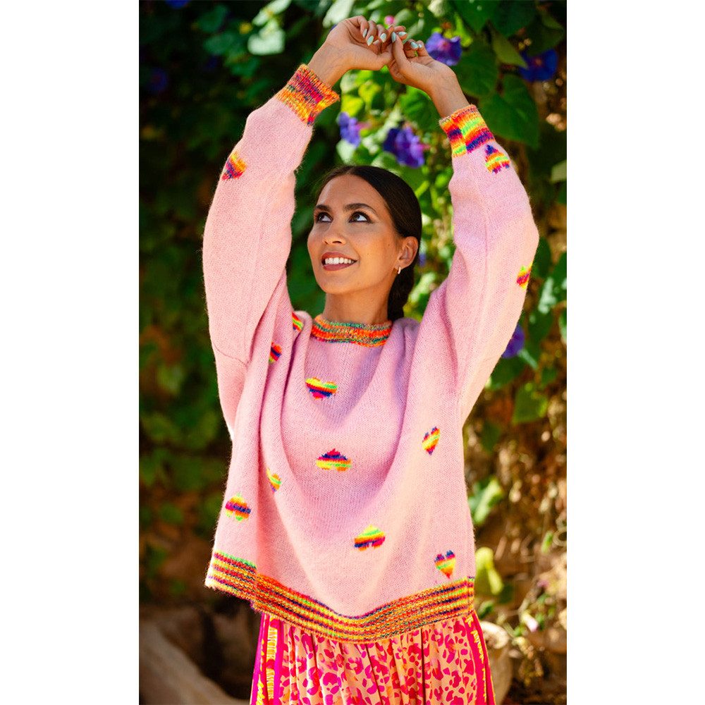 Miss Goodlife Rundhalspullover Miss Goodlife Pullover Small Hearts,MG11435, günstig online kaufen