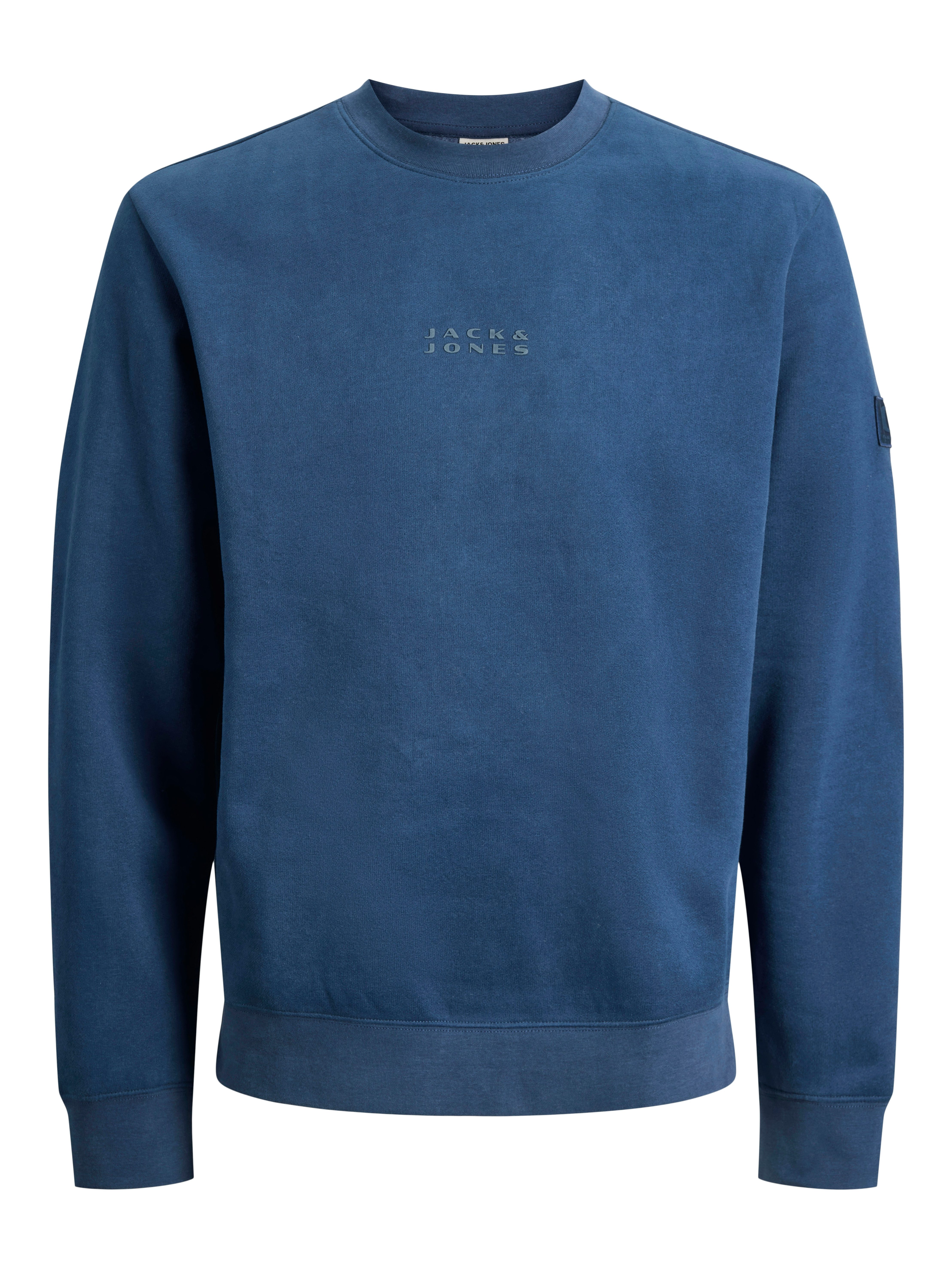 Jack & Jones Sweatshirt JCOPOINT SWEAT BADGE CREW NECK BF günstig online kaufen