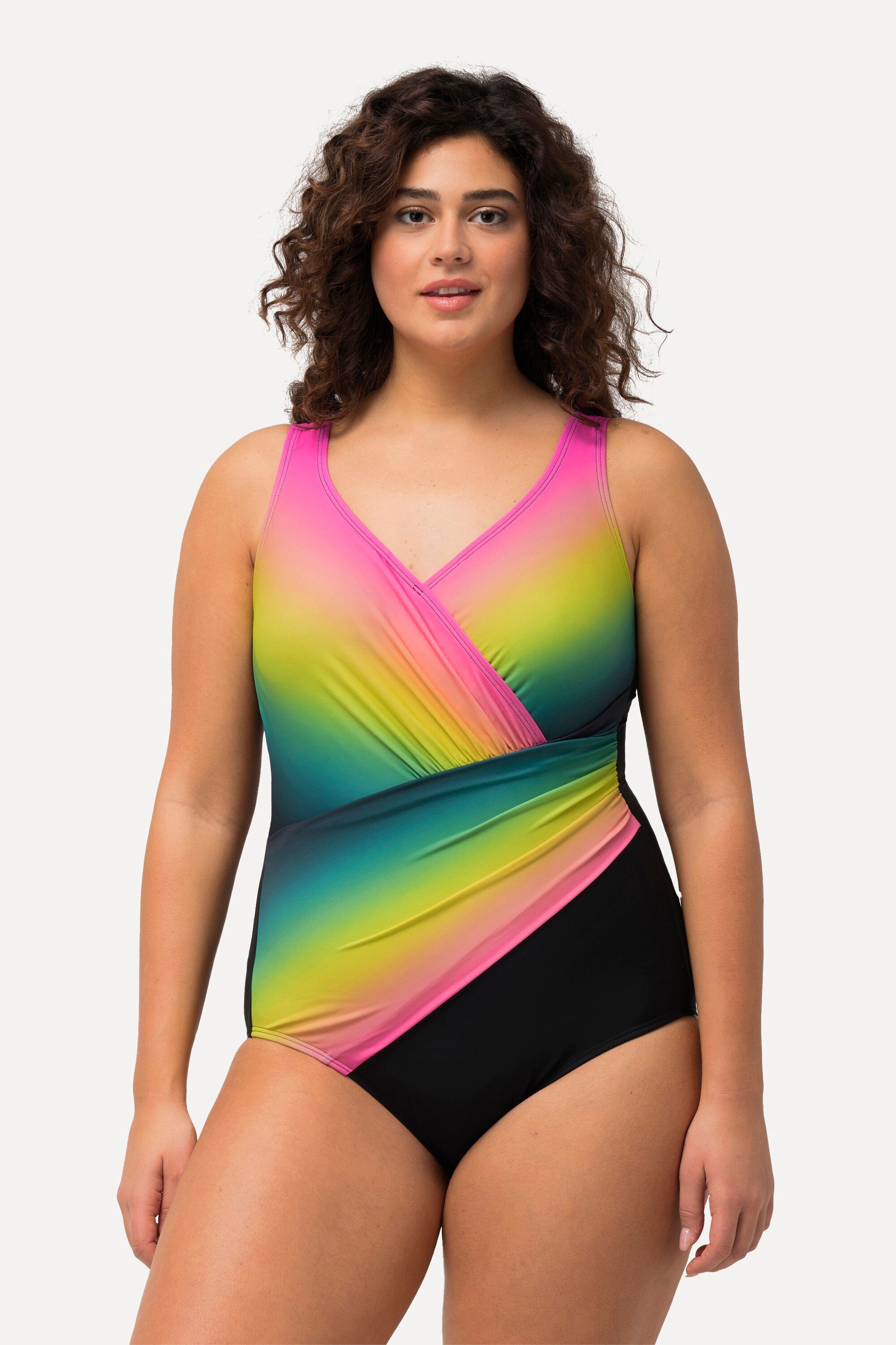 Ulla Popken Badeanzug Badeanzug Farbverlauf Softcups günstig online kaufen