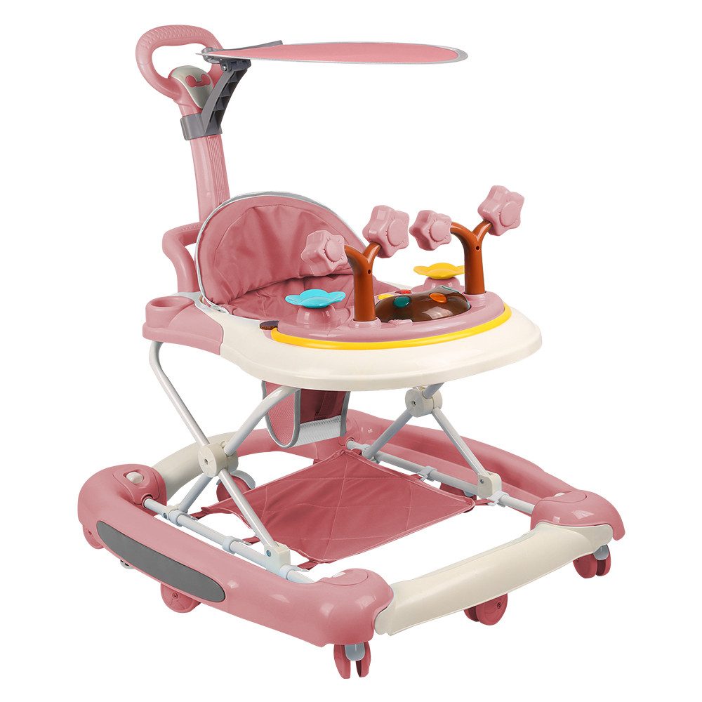 JEOBEST Lauflernhilfe 4 in1 Babywalker Lauflernwagen, 4-Gang Höhenverstellb günstig online kaufen