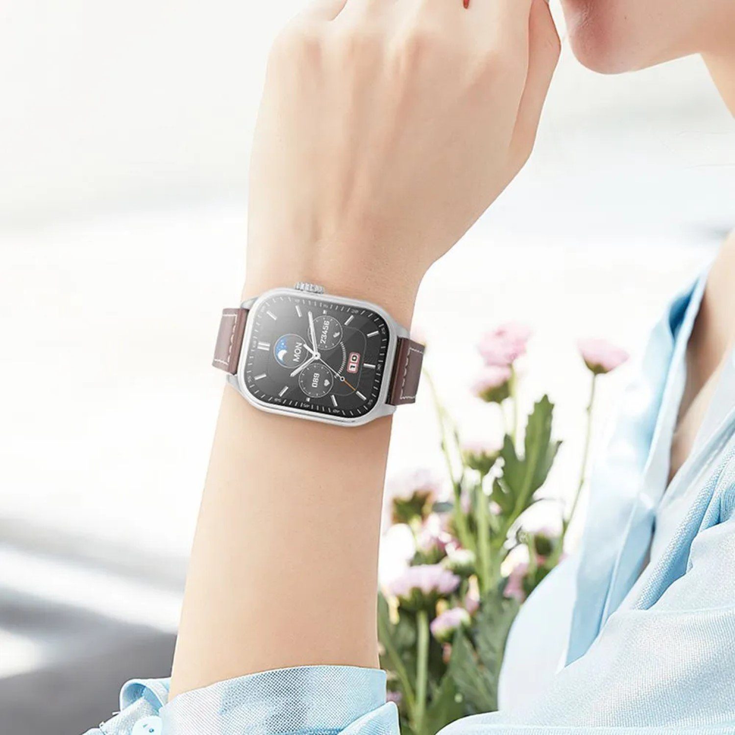 hoco. Smartwatch Y17 Smarte Sportuhr Bluetooth 300 mAh Wasserdicht Smartwatch