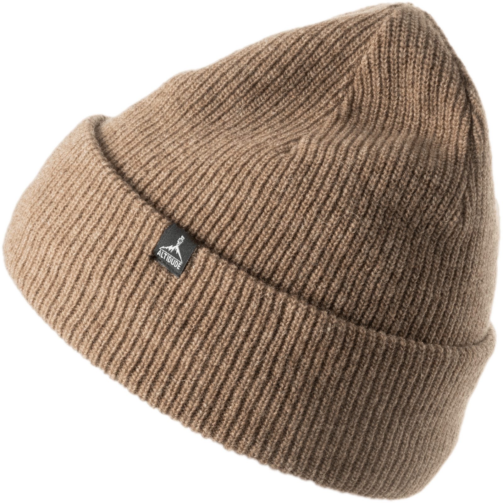 ALTIDUDE Beanie Winter Mütze Hermit Rip Grob Strickmütze Unisex Beanie Merino Wolle