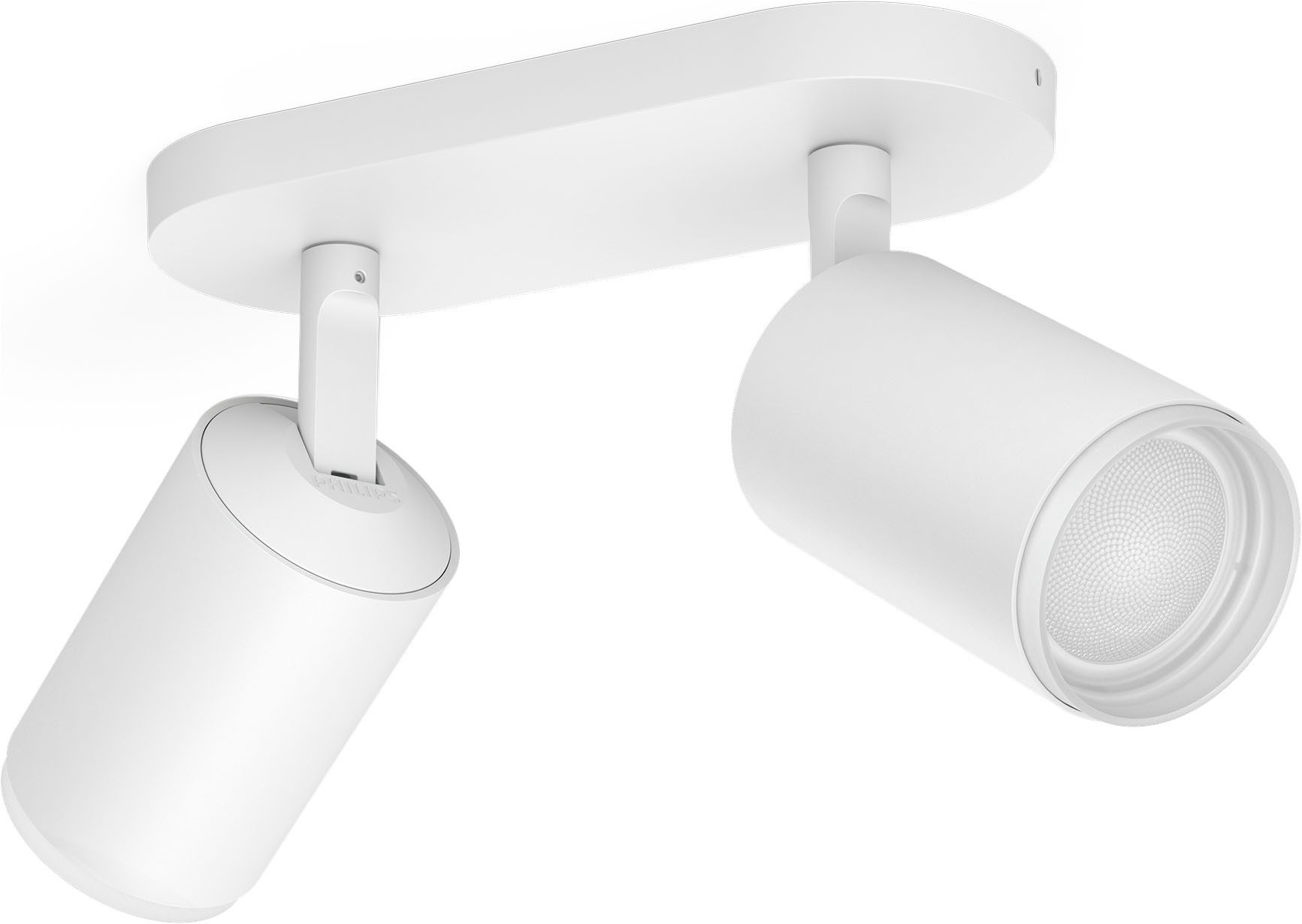 Philips Hue LED Deckenspot White & Color Ambiance Fugato 2er Aufbauspot, Abschaltautomatik, Bluetooth, CCT - über Fernbedienung, Dimmfunktion, Einschlafhilfe, Farbsteuerung, Farbwechsel, Memory, nach Trennung vom Netz, Nachtlichtfunktion, RGB, Smart Home, Timerfunktion, Weckerfunktion, dimmbar über Fernbedienung, mehrere Helligkeitsstufen, LED wechselbar, Farbwechsler, RGB, warmweiß - kaltweiß, Steuerbar per App und Stimme, Smart Home fähig, Farbfähig und Weißtöne