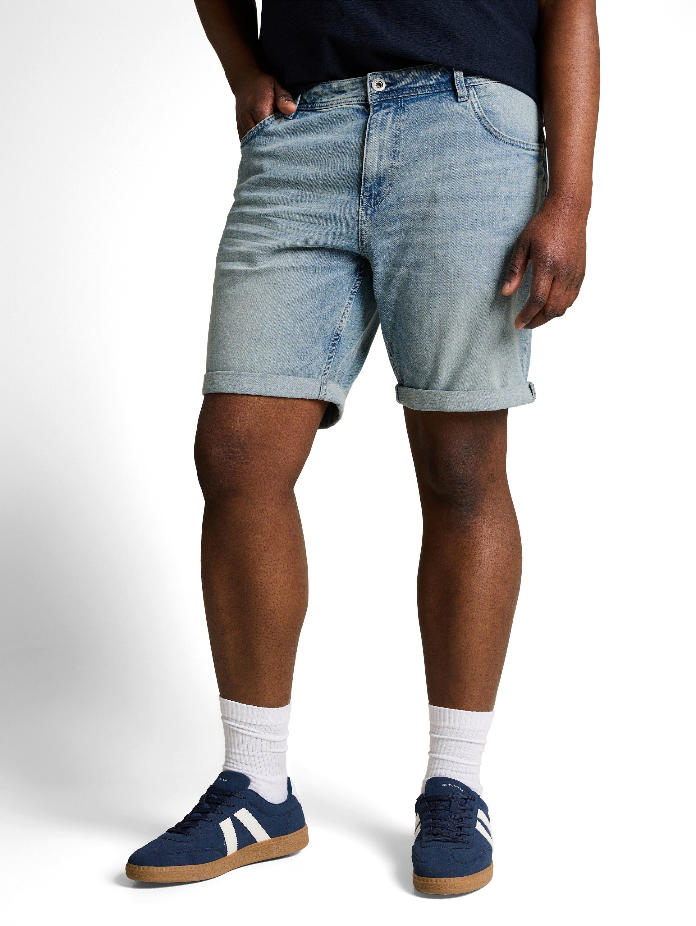 TOM TAILOR PLUS Jeansshorts im 5-Pocket-Sytel - Große Größen